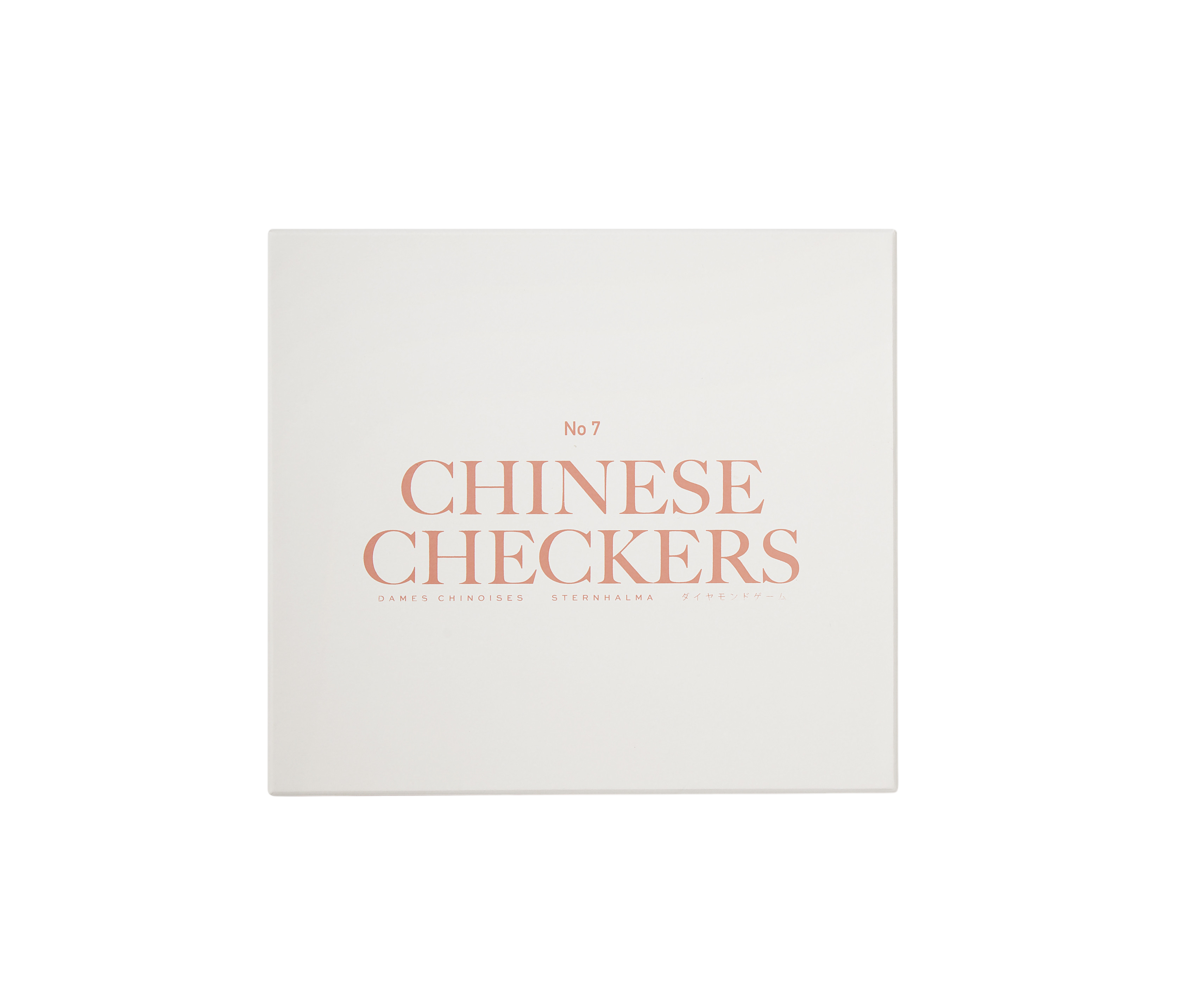 CLASSIC Chinese Checkers game beige, white