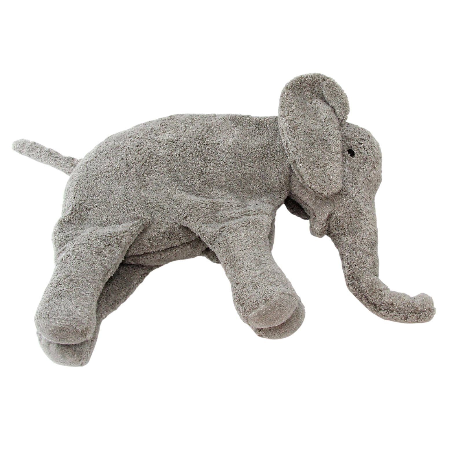 Senger organic cuddly and warm animal elephant large gray