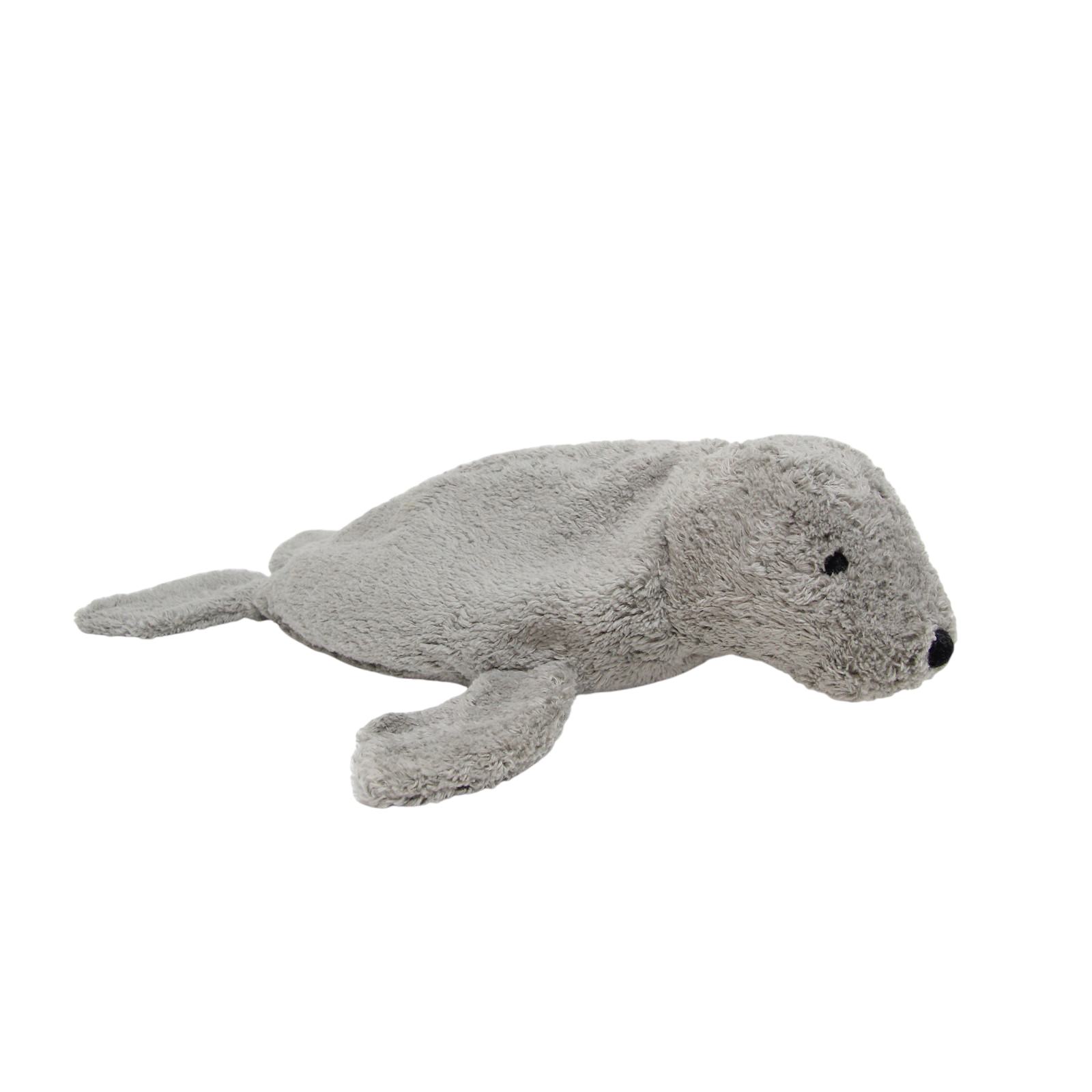 Senger organic cuddly and warming animal seal cherry stone small gray