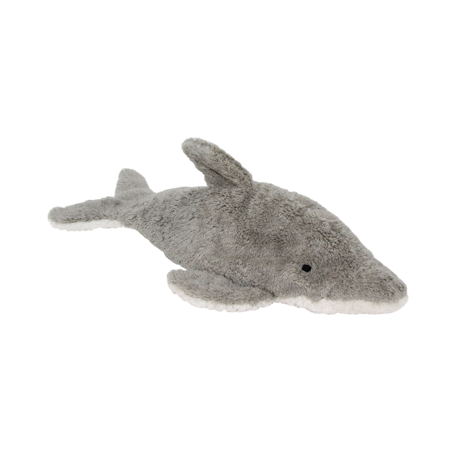 Senger organic cuddly and warming animal dolphin cherry stone small gray