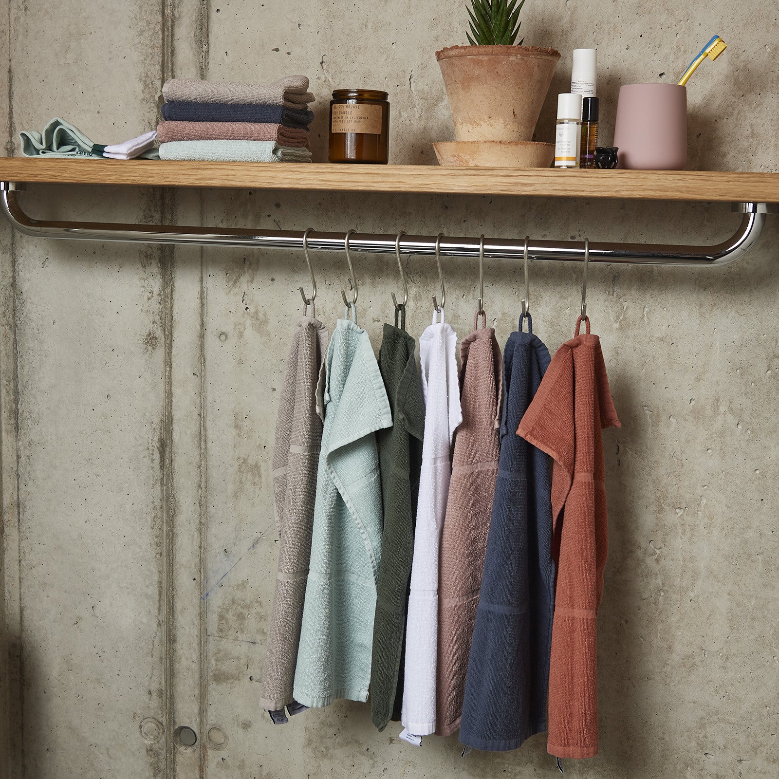 Tilda indigo guest towel 30x50cm