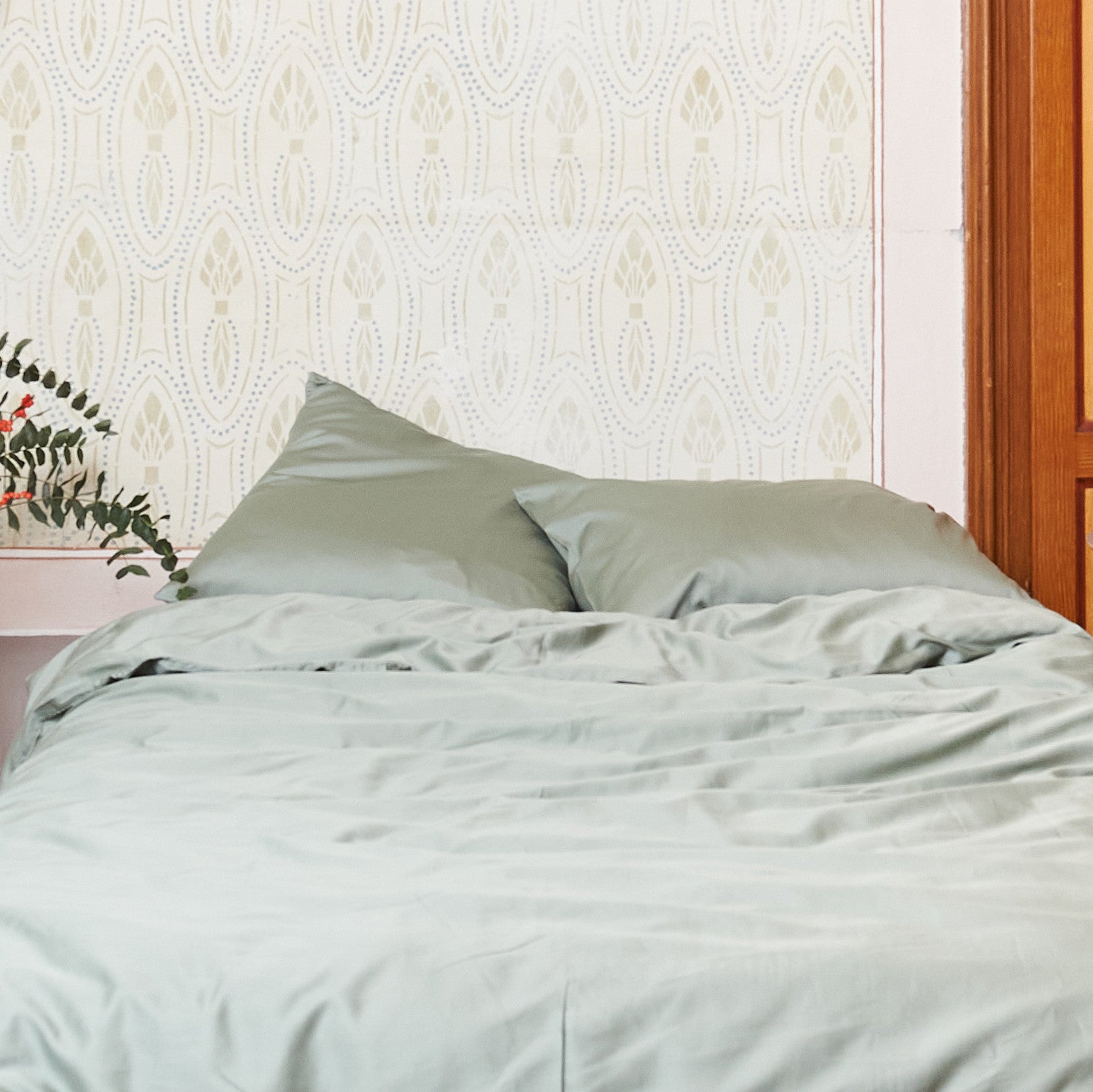 BRAGA eucalyptus, taie d'oreiller 40x60 cm