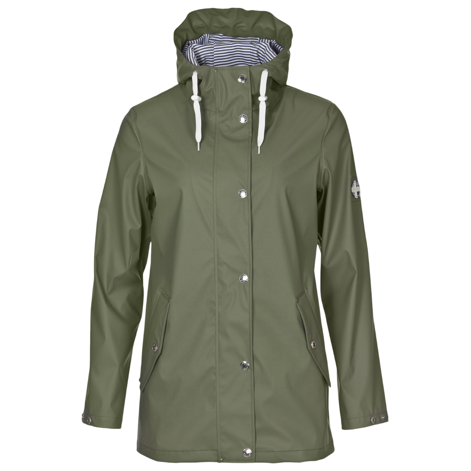 Veste de pluie pour femmes Vally vert chêne foncé