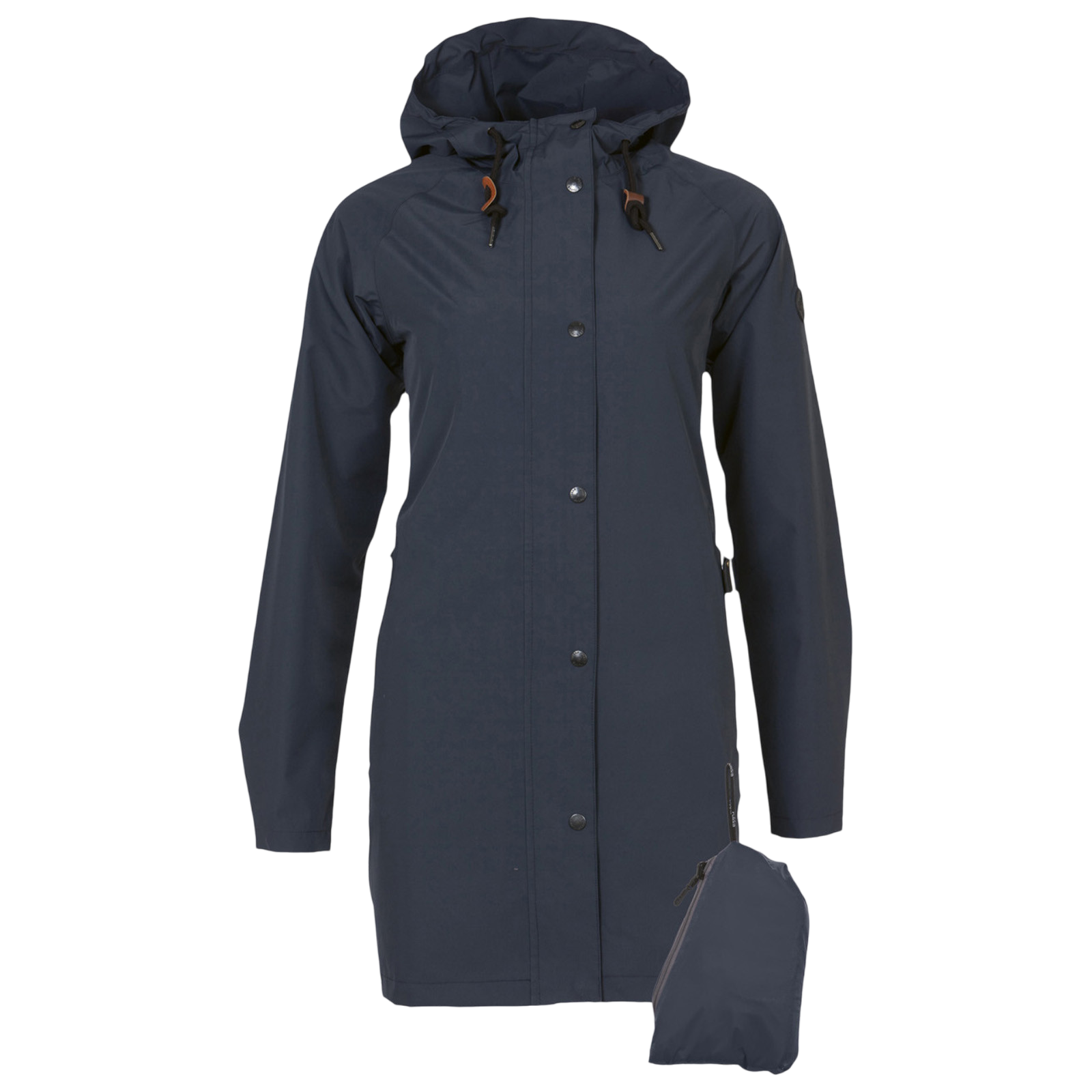 Frauen Regenmantel Travelcoat total eclipse