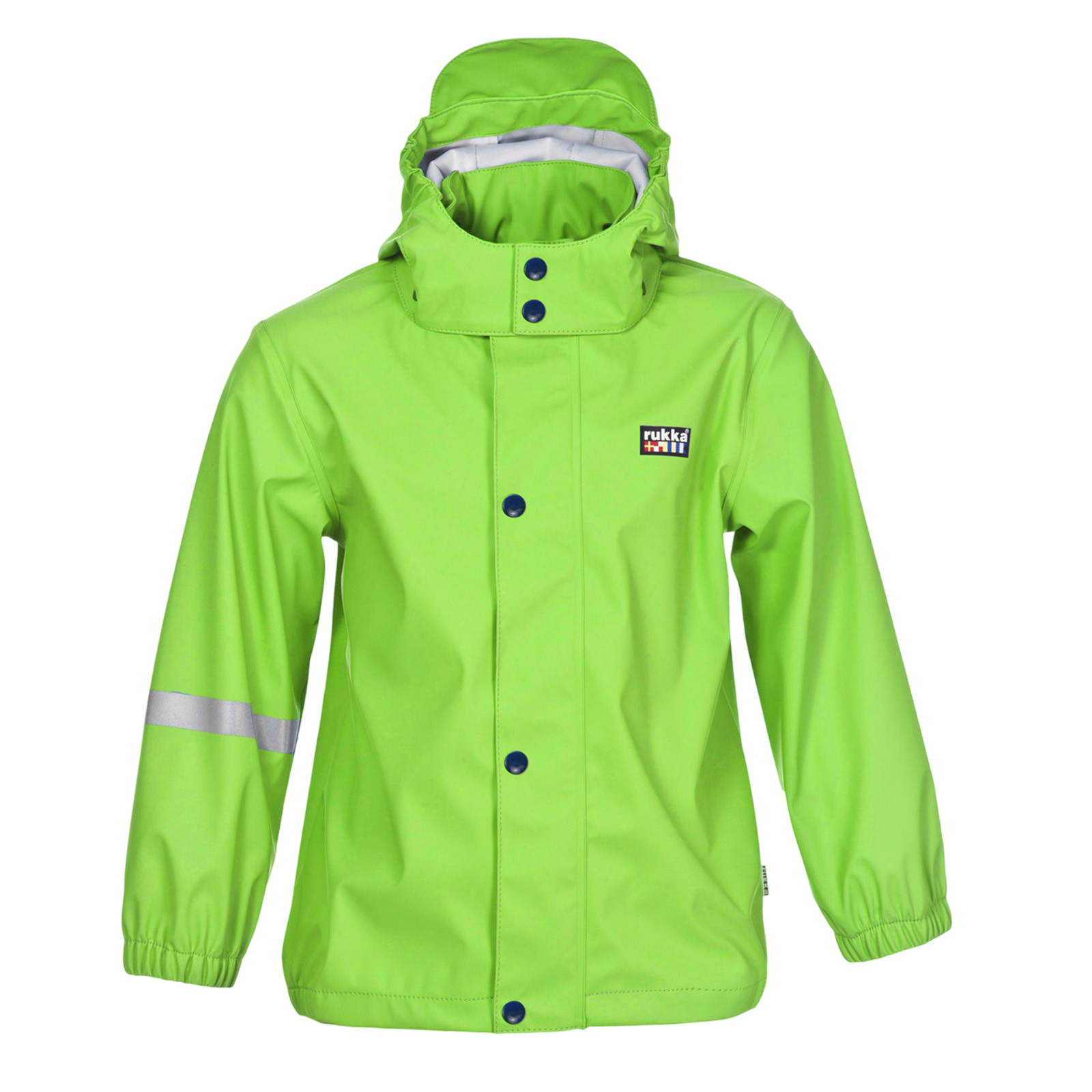 Kids Joshi rain jacket lime