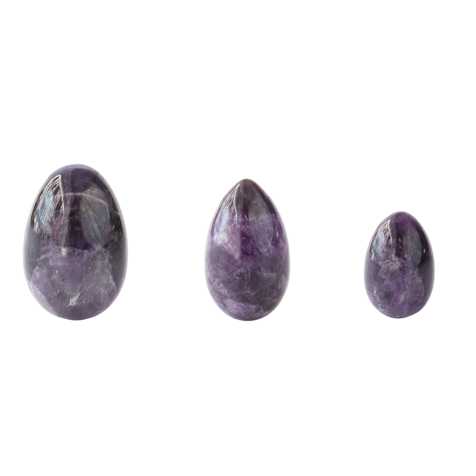Oeuf de Yoni Améthyste Set