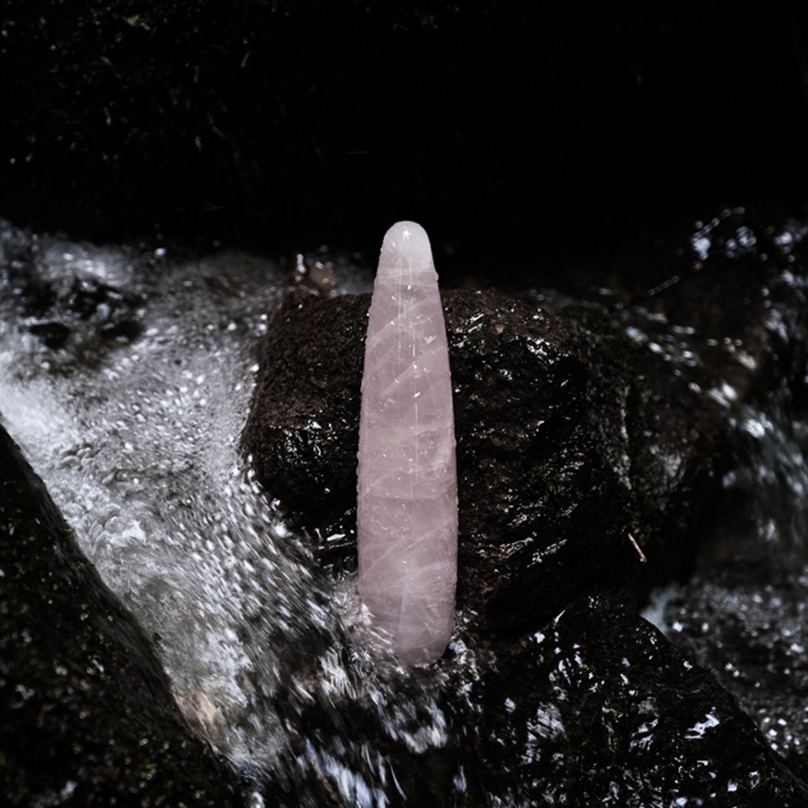 Mur de Yoni Quartz rose