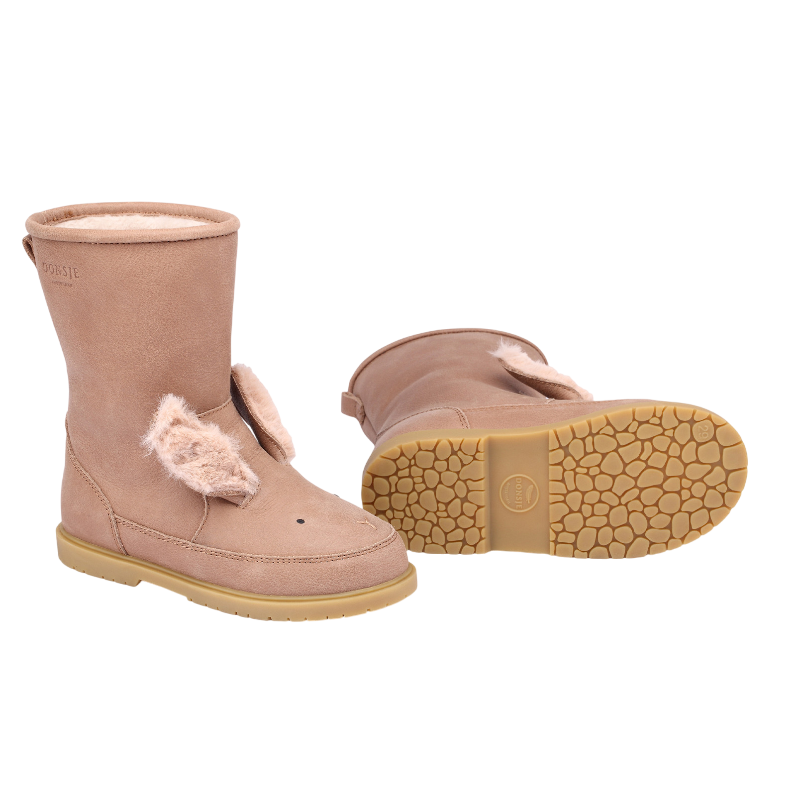 Boots Wadudu Fluffy Bunny Hazelnut Leather