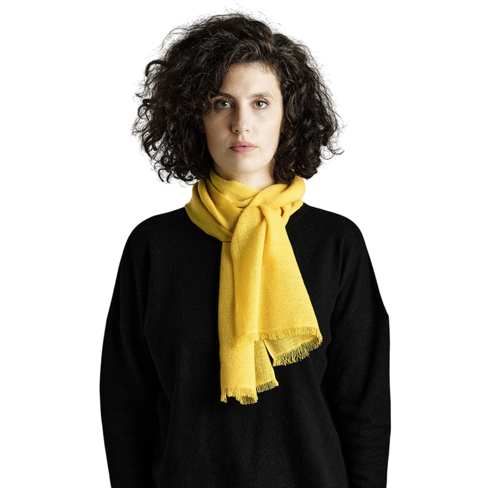 Sommerschal gelb