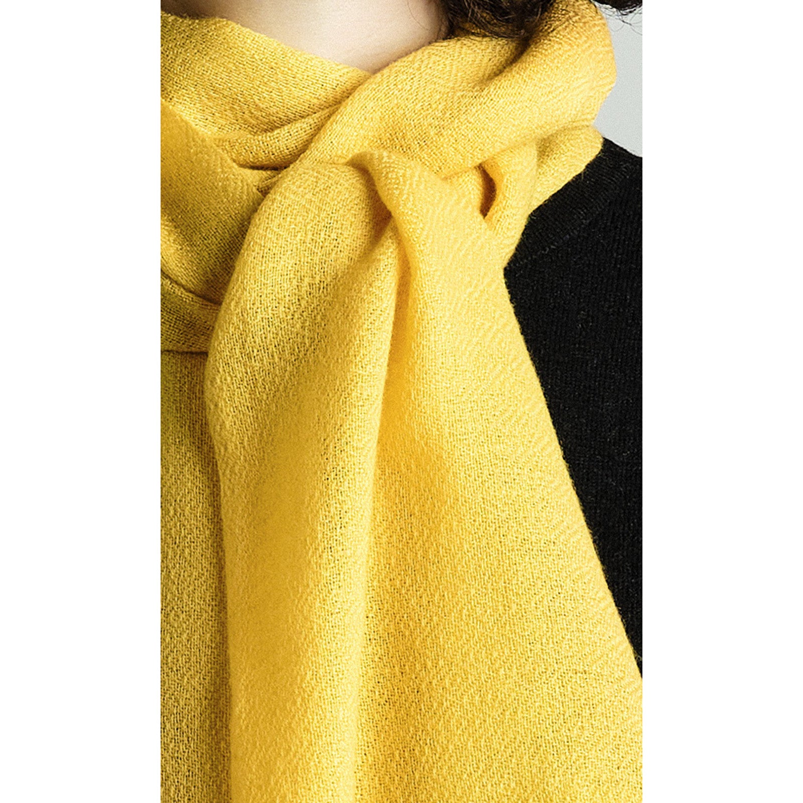 Sommerschal gelb