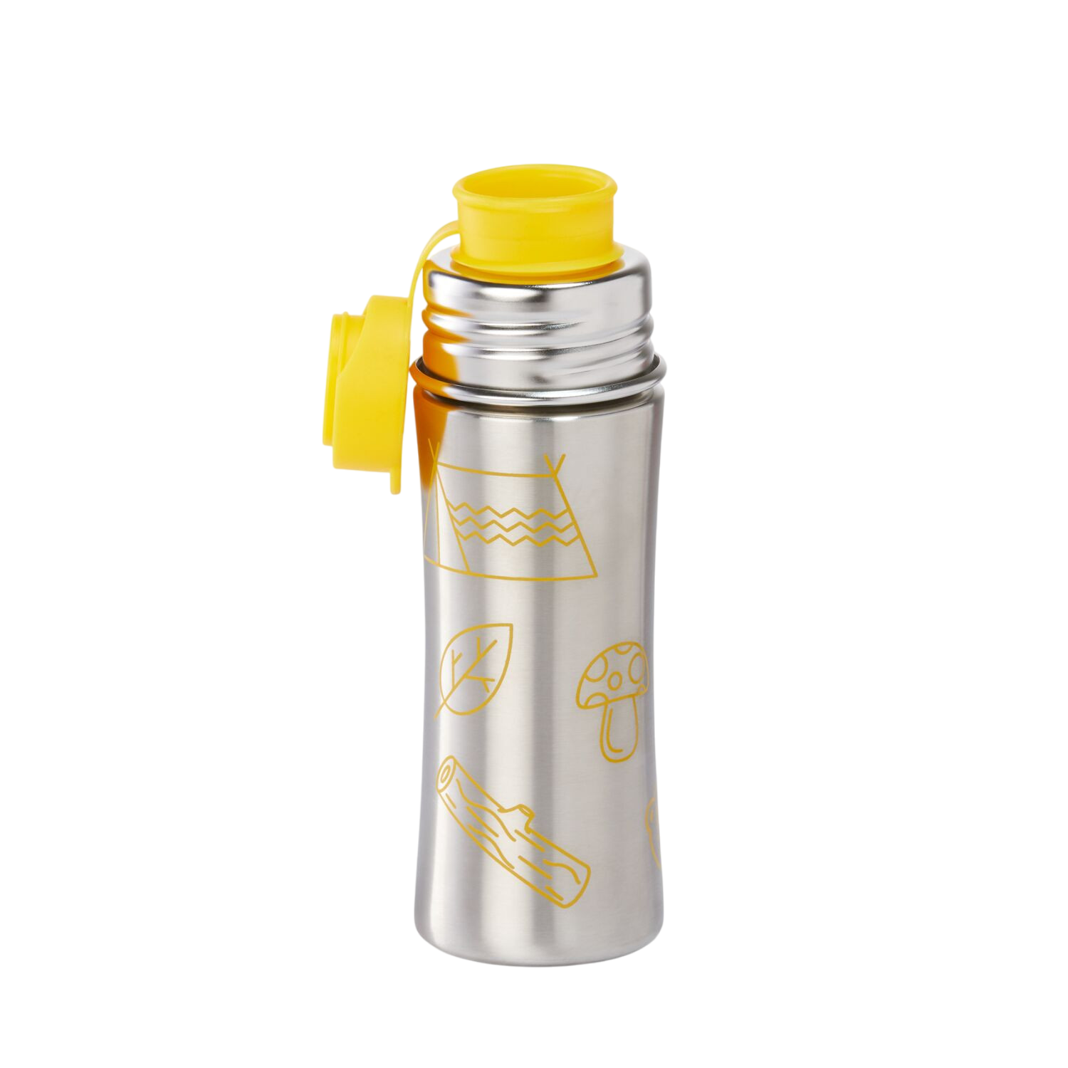 Gourde en acier inoxydable jaune