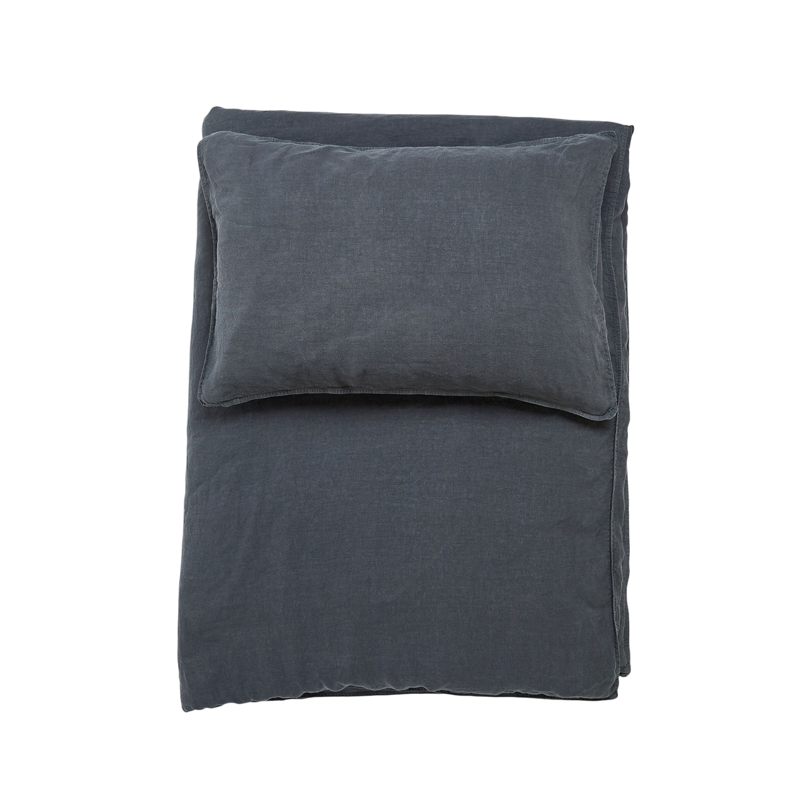 Linus uni, anthracite Taie d'oreiller 40x60 cm