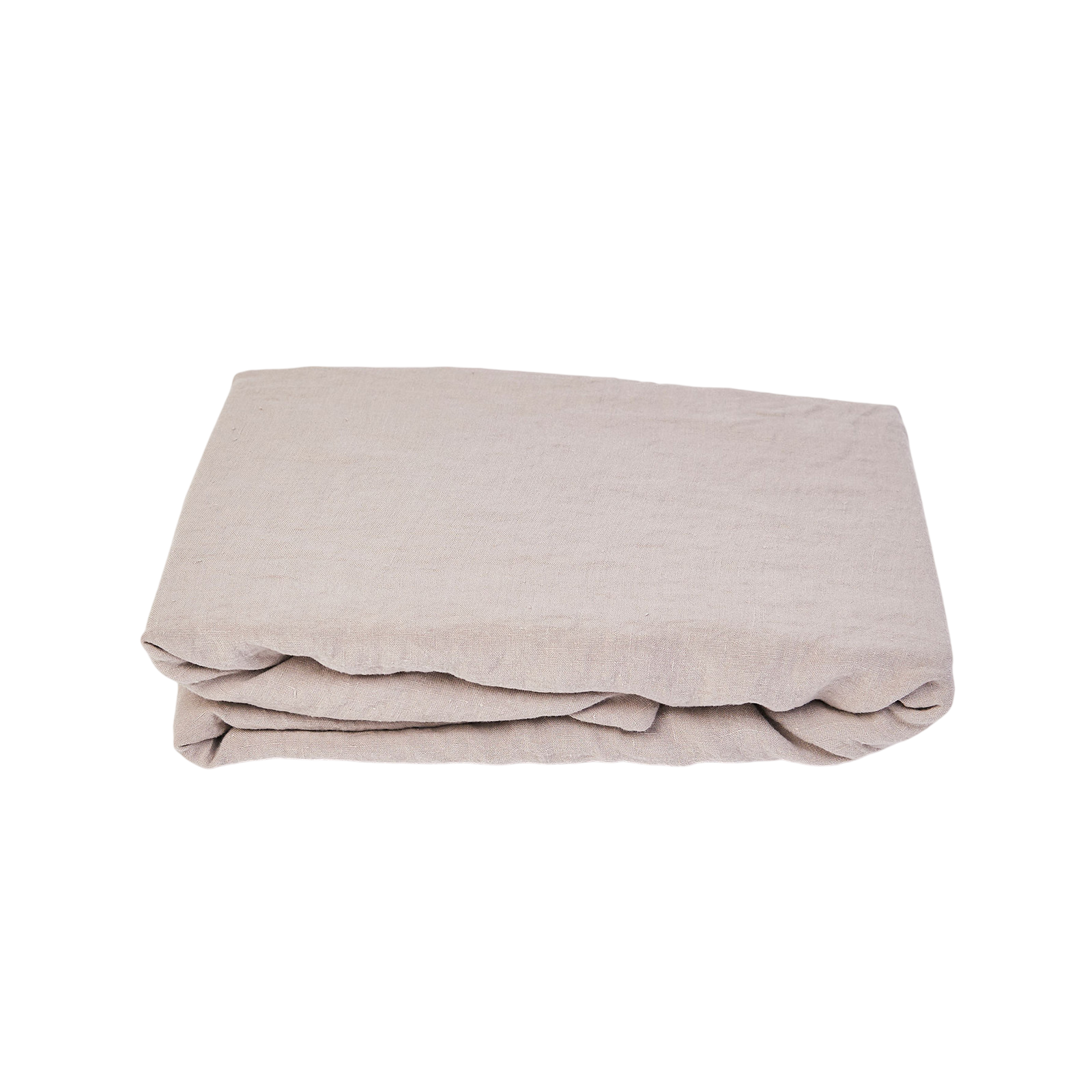 Linus uni, taupe Fixleintuch 180x200+35 cm