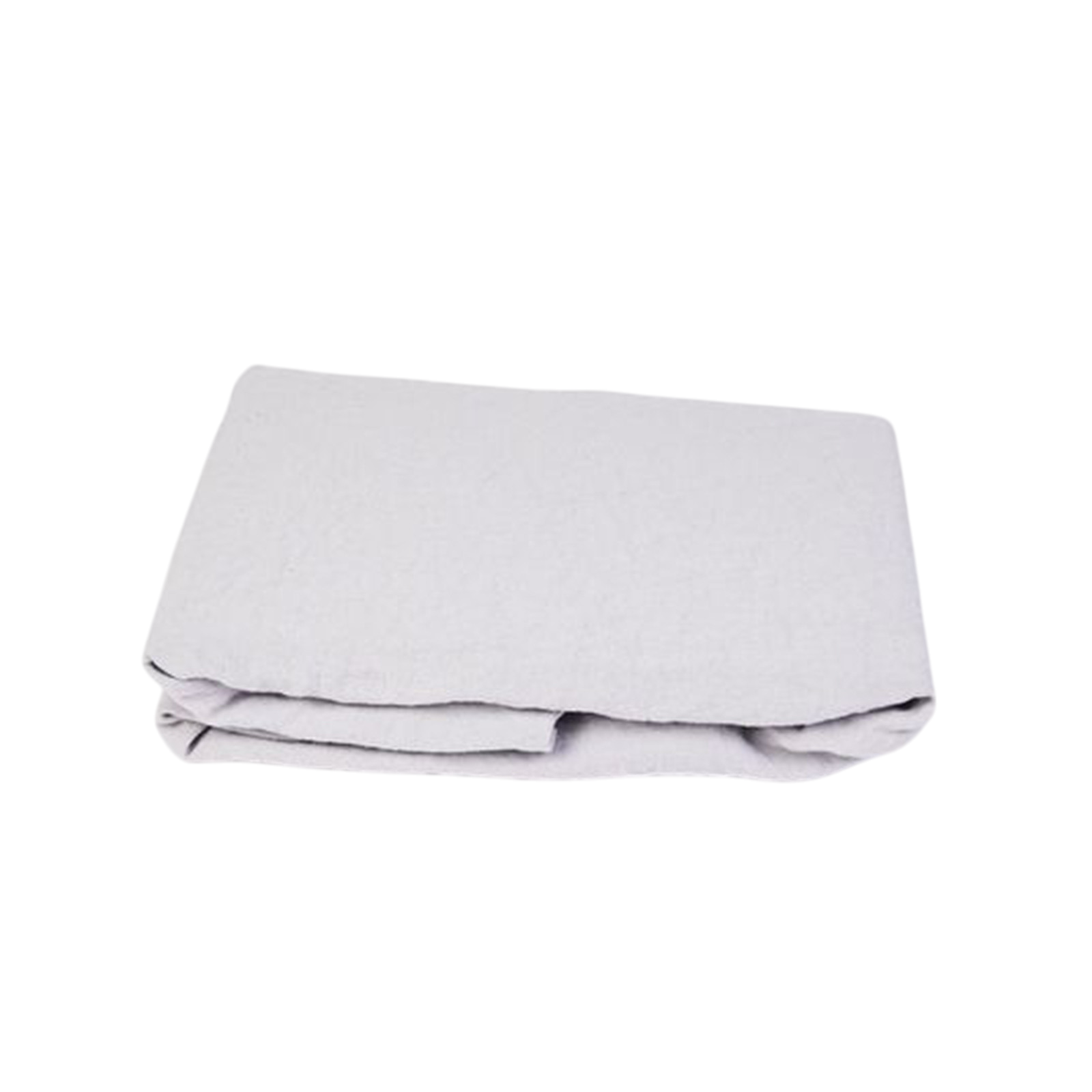 Linus plain, light gray fixed sheet 160x200+35 cm