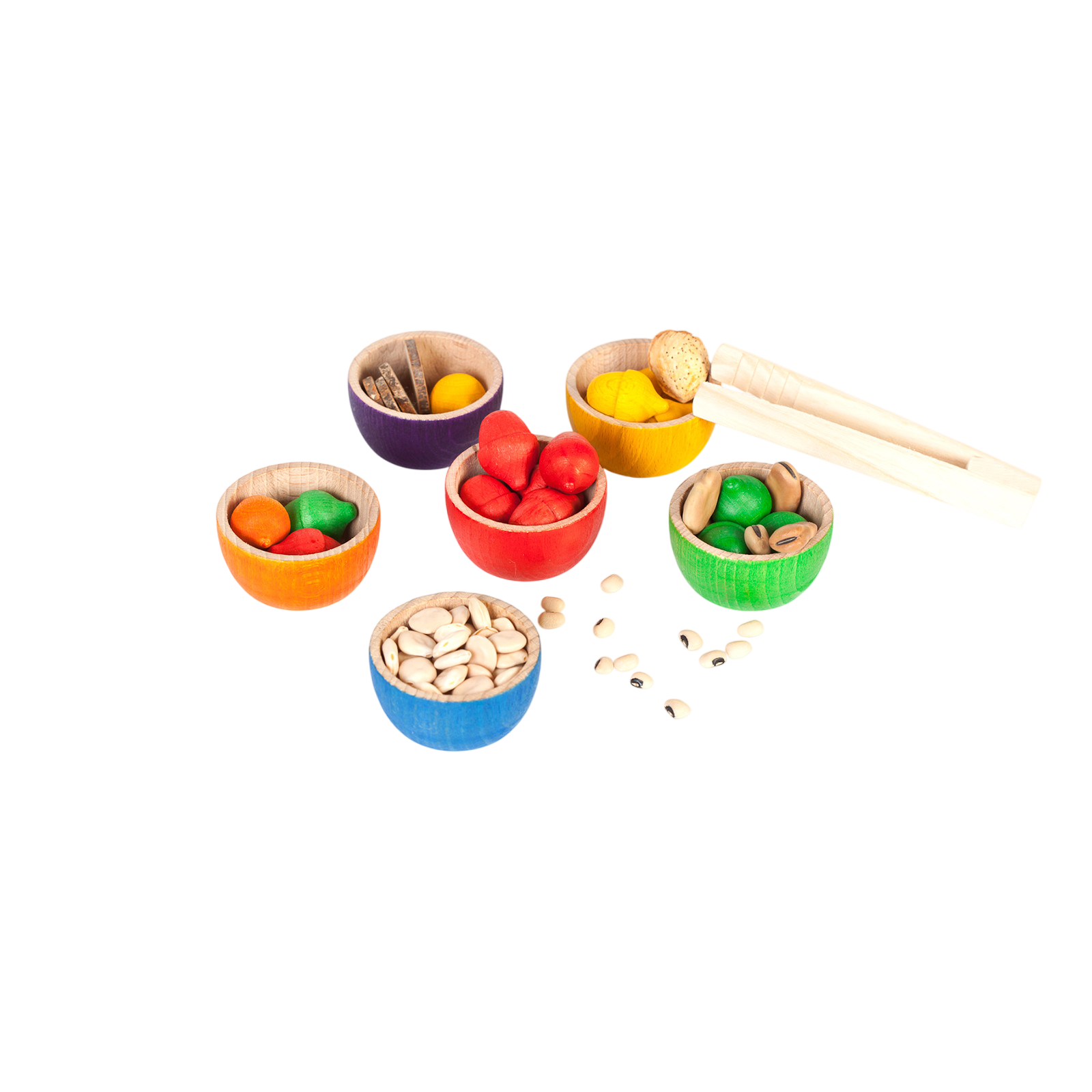 Grapat bowls & acorns set