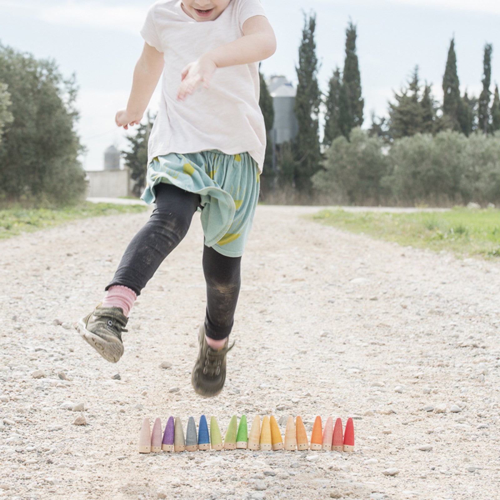 Wooden figure sticks 18 pieces Grapat