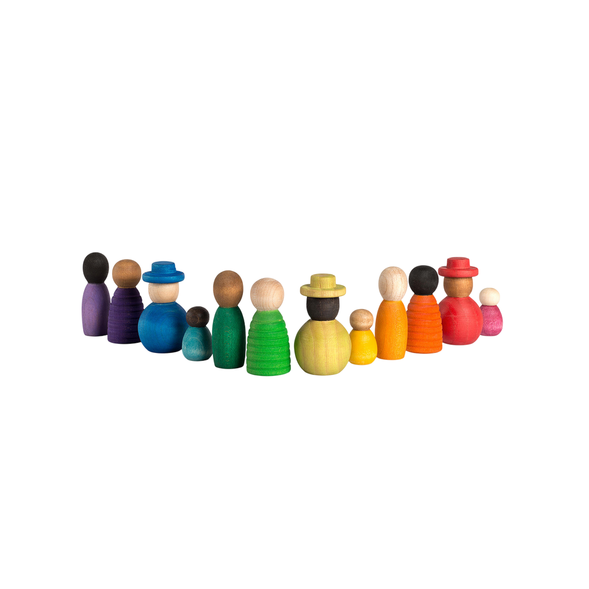 Nins 12 Figuren Together Rainbow Grapat