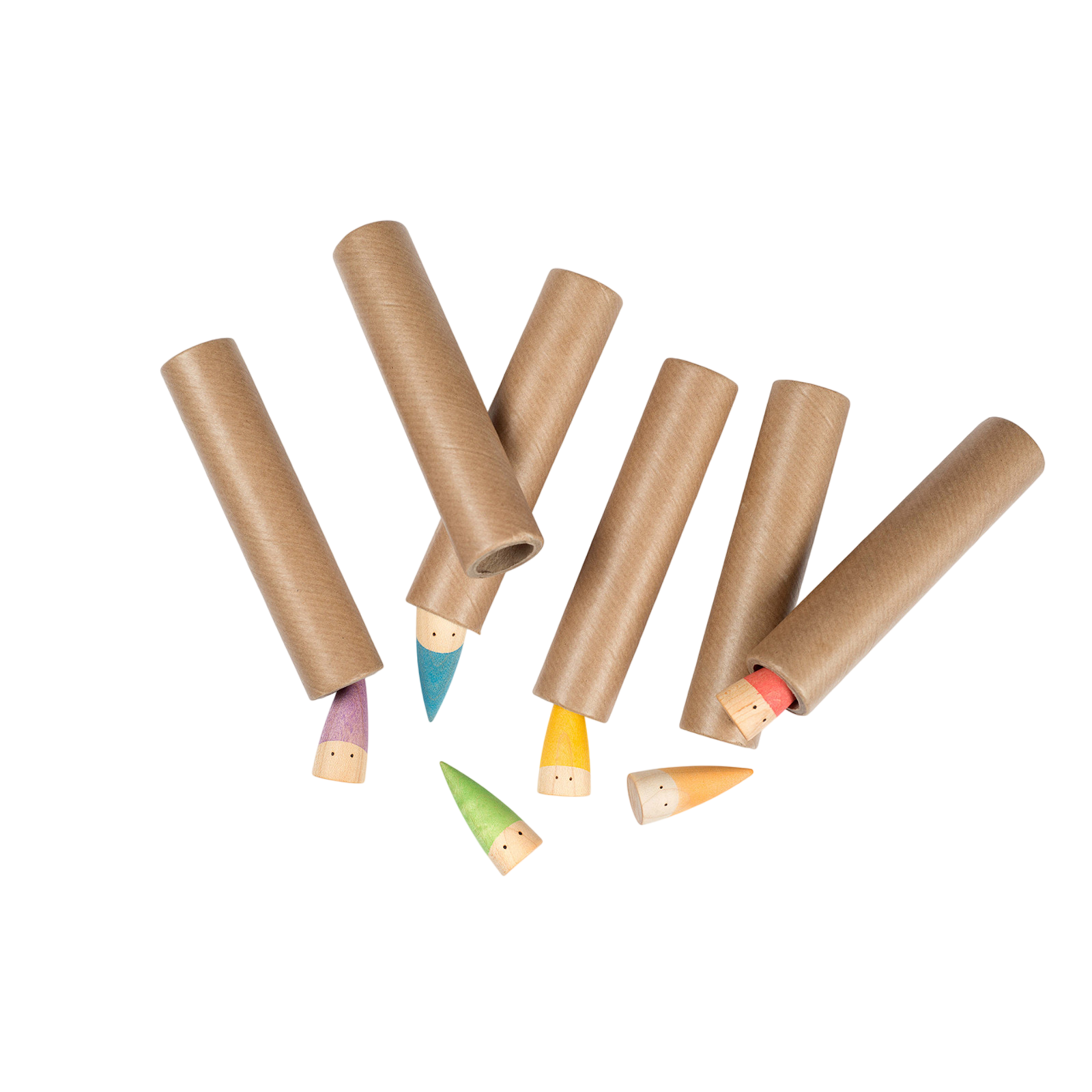 Holzfiguren 6 Baby Sticks Grapat