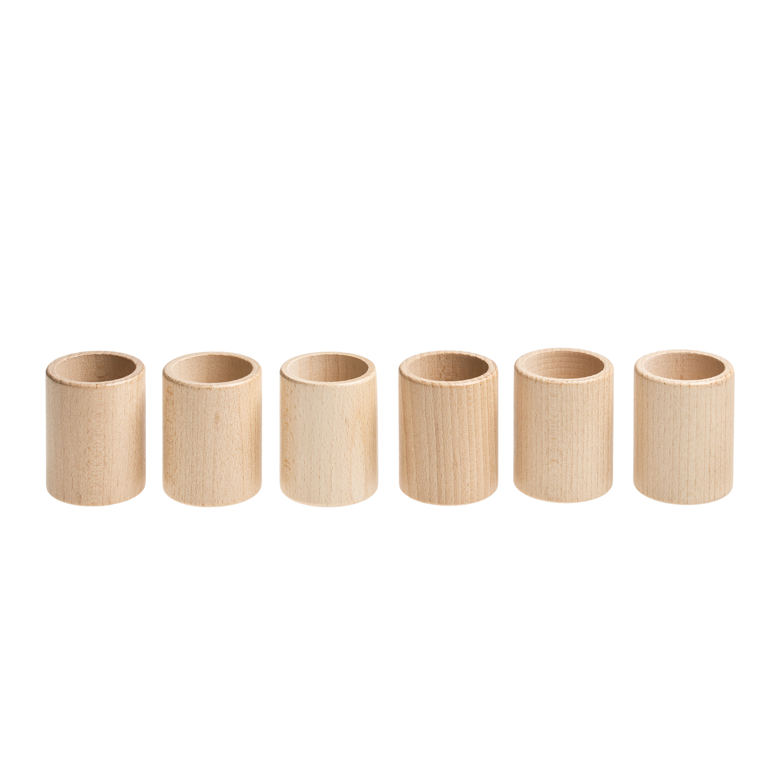 Wooden mug 6 pieces Grapat