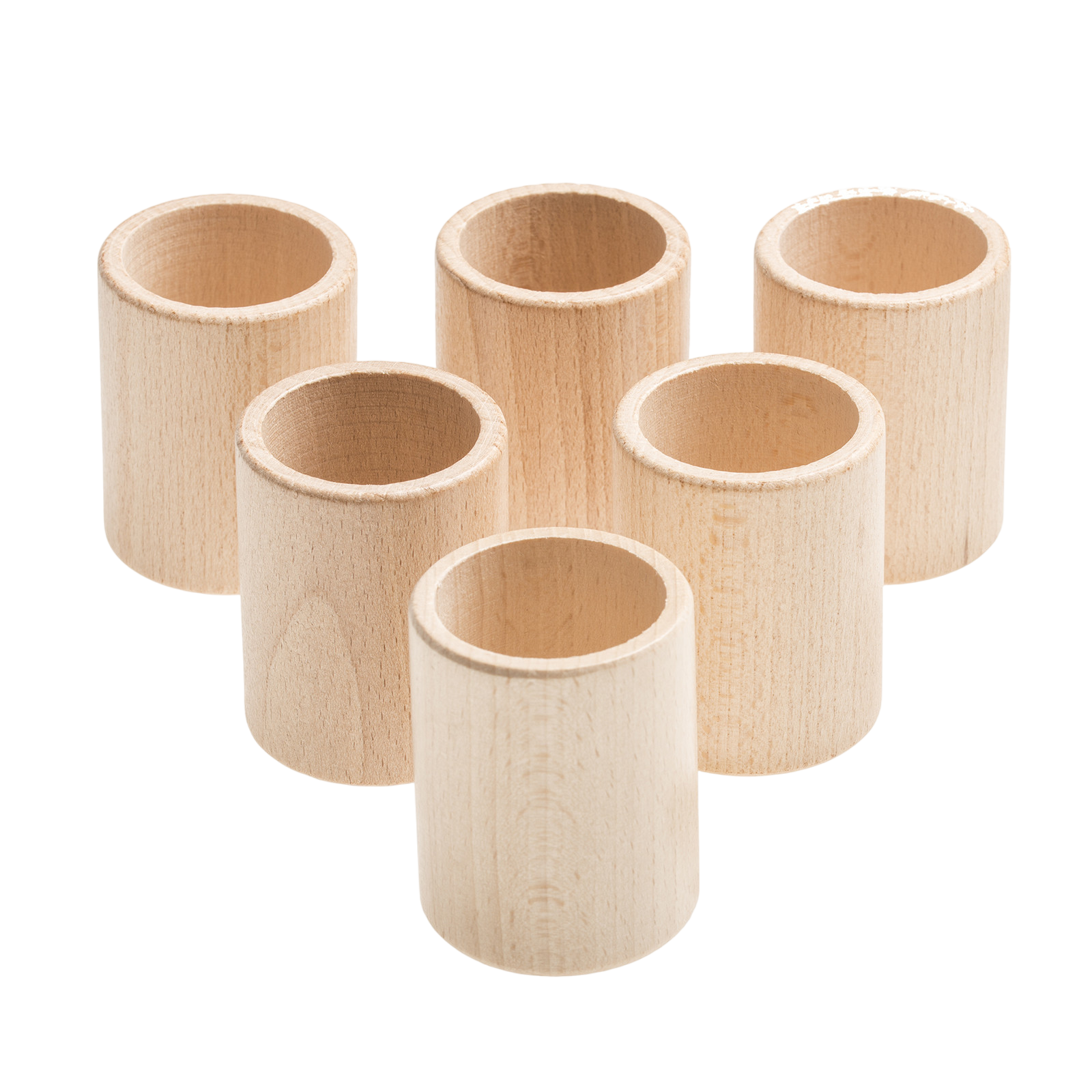 Gobelet en bois 6 pièces Grapat