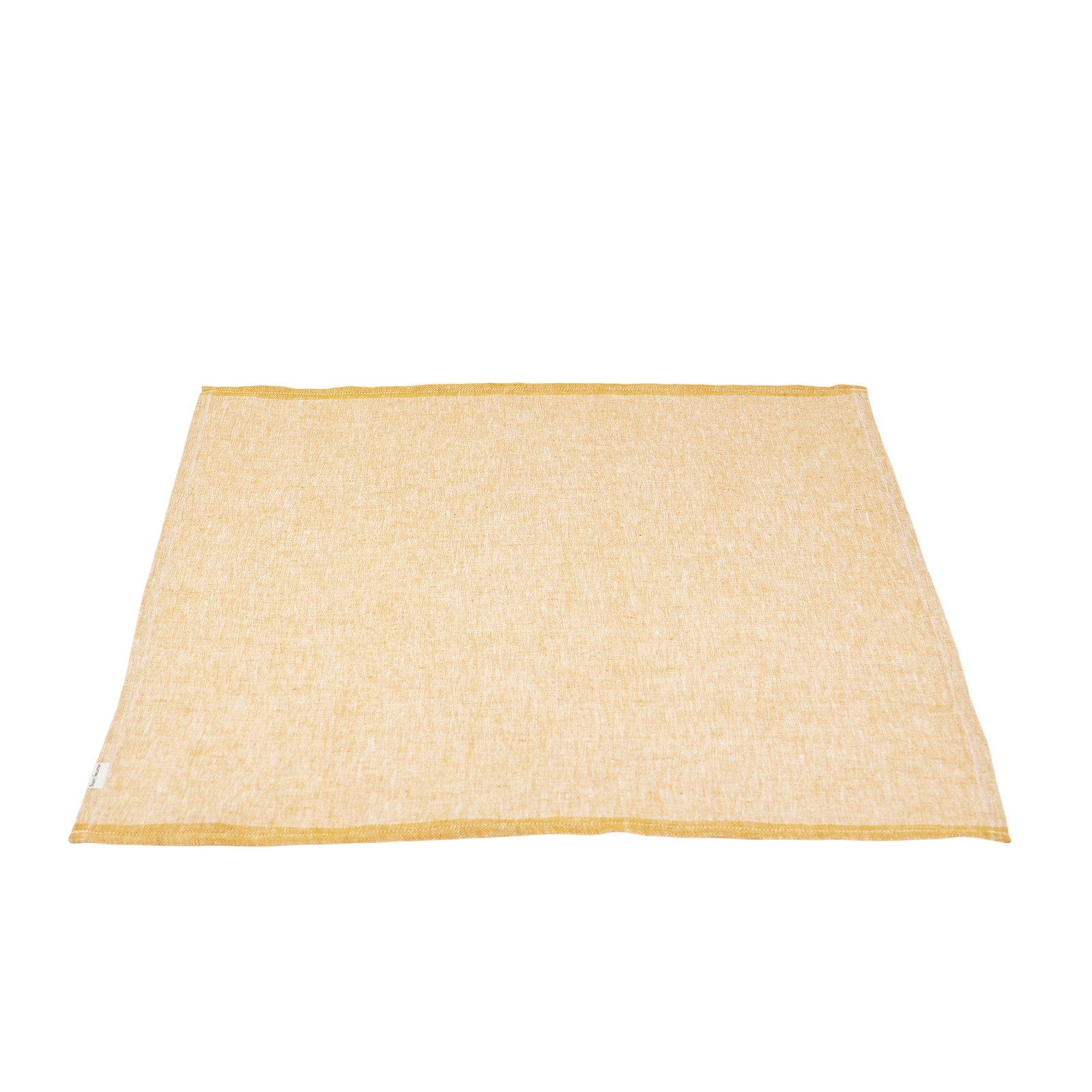 JULIETTE "Chambray" Linge de cuisine mustard 50x70cm