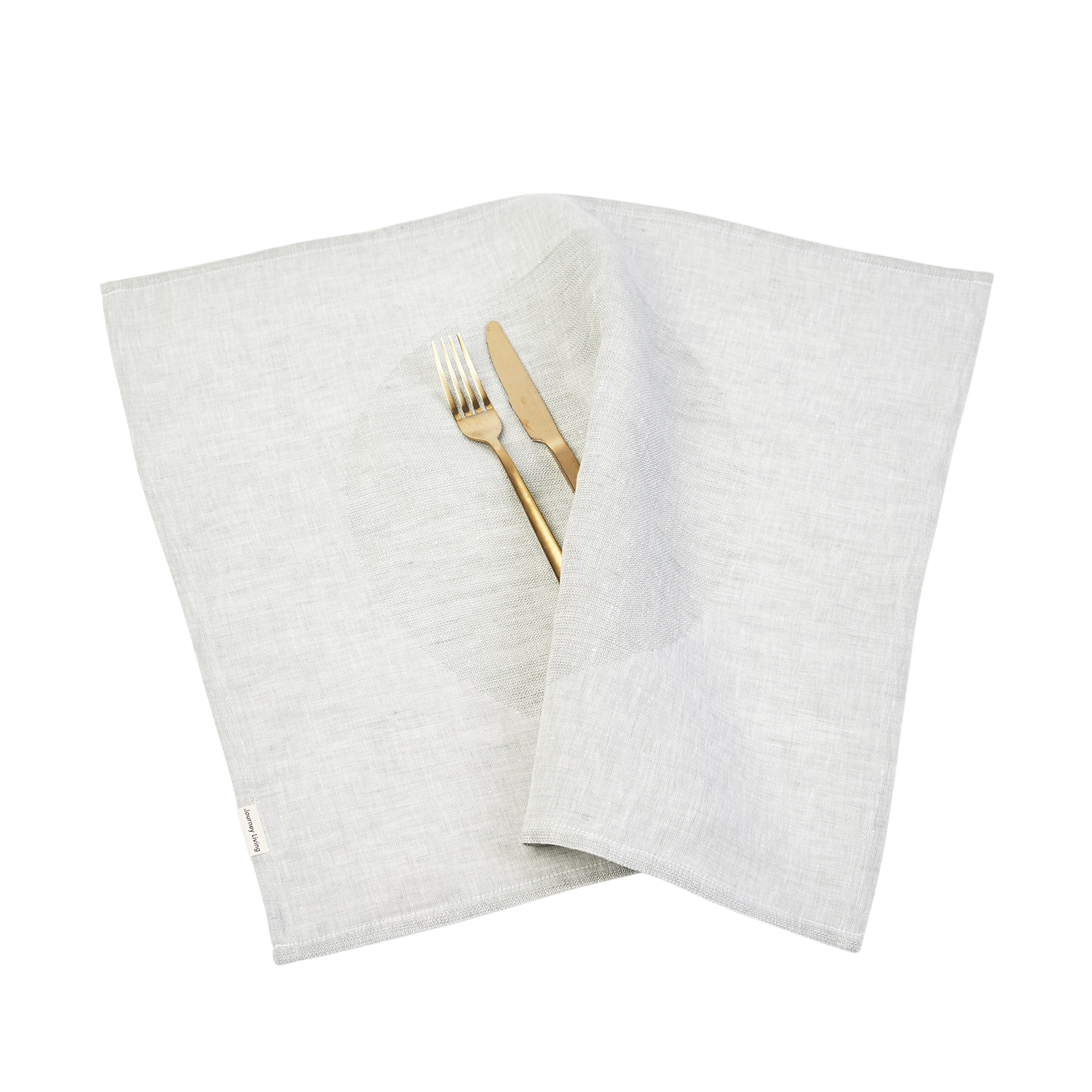 ELISE "Big Dot" Serviette de table eucalyptus 50x50cm