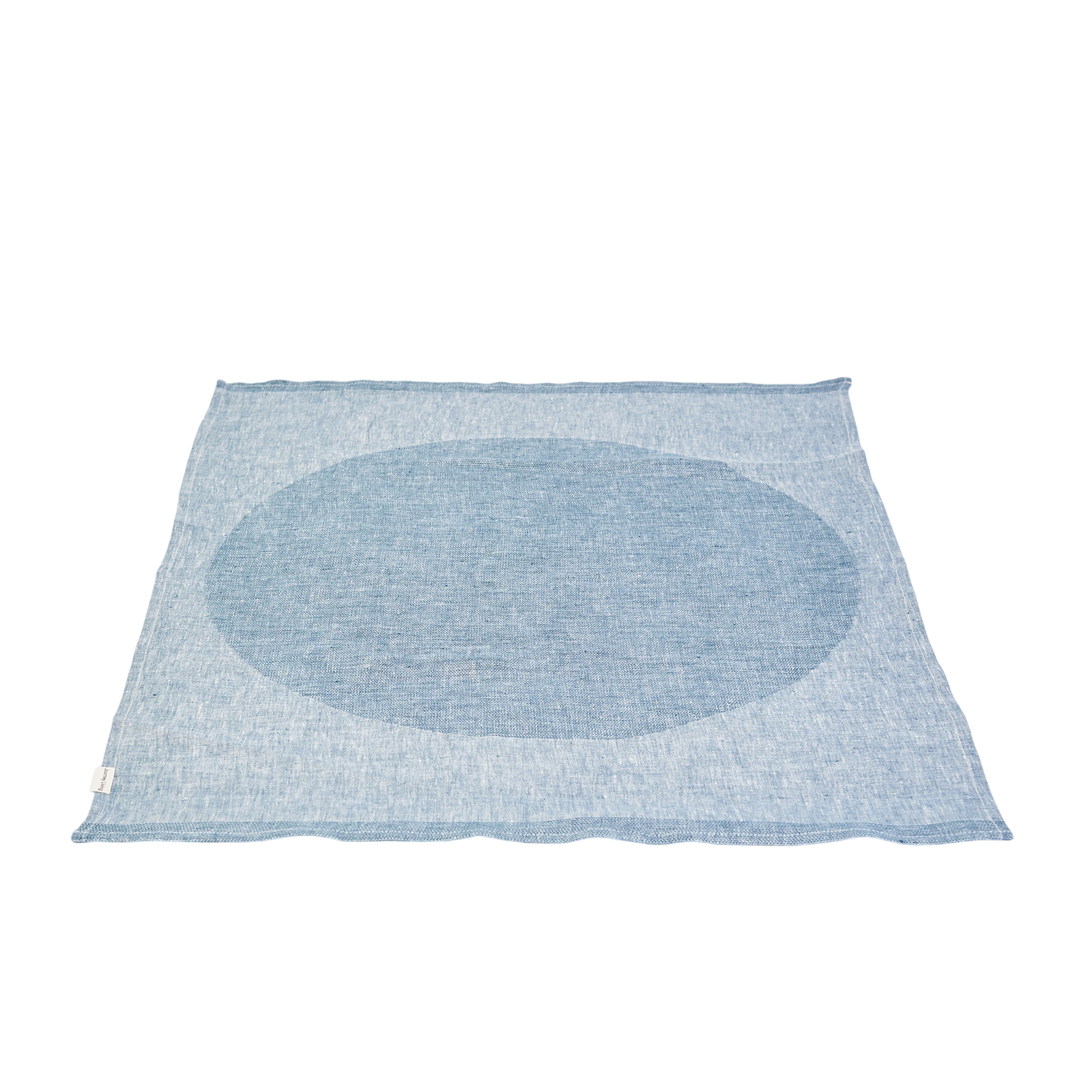 JULIETTE "Big Dot" Torchon de cuisine océan 50x70cm (bleu foncé)