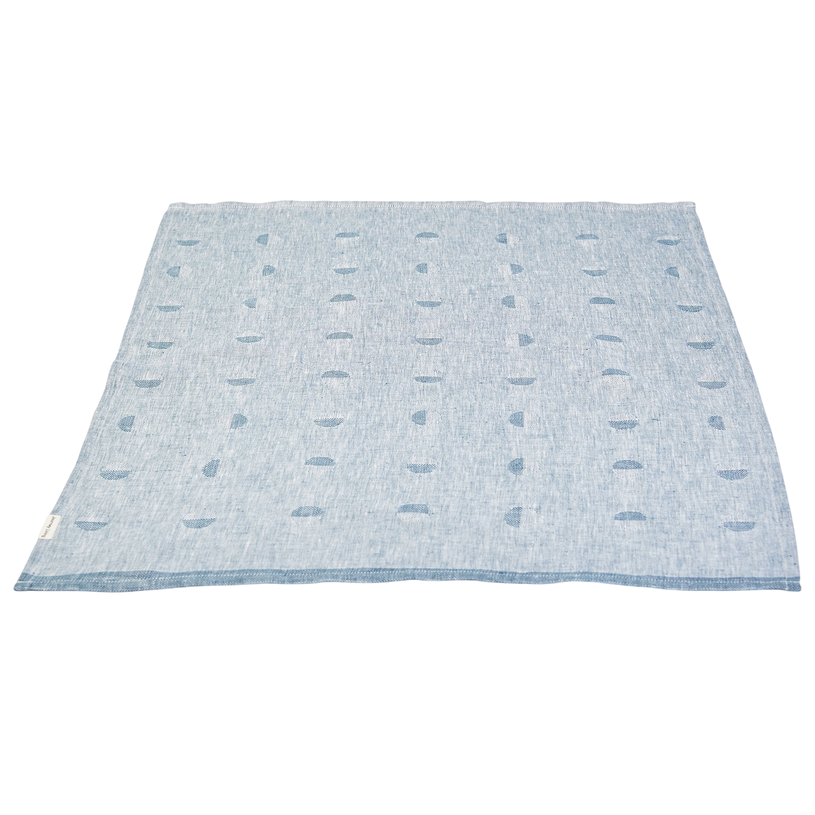 JULIETTE "Small Dots" Torchon de cuisine océan 50x70cm (bleu foncé)