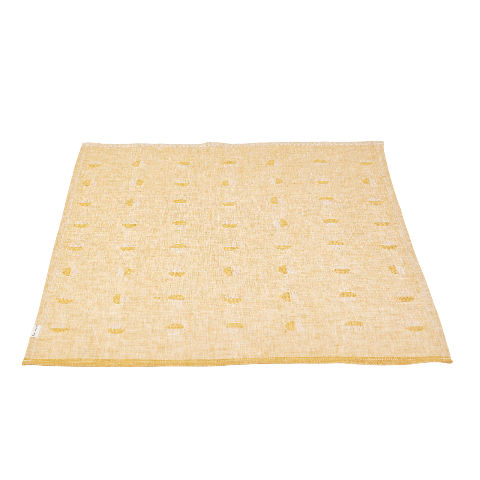 JULIETTE "Small Dots" Torchon de cuisine mustard 50x70cm