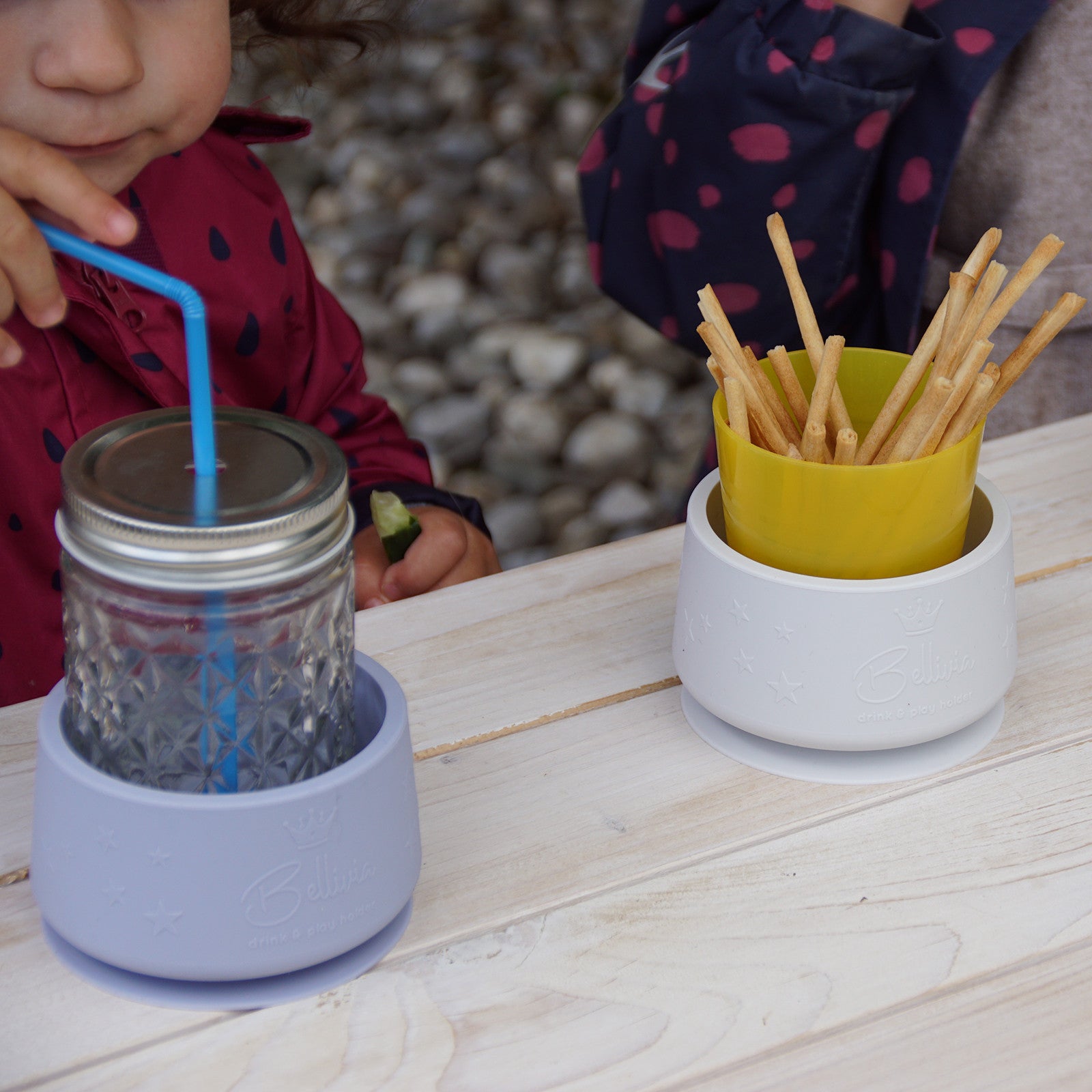 Drink & Play holder blue