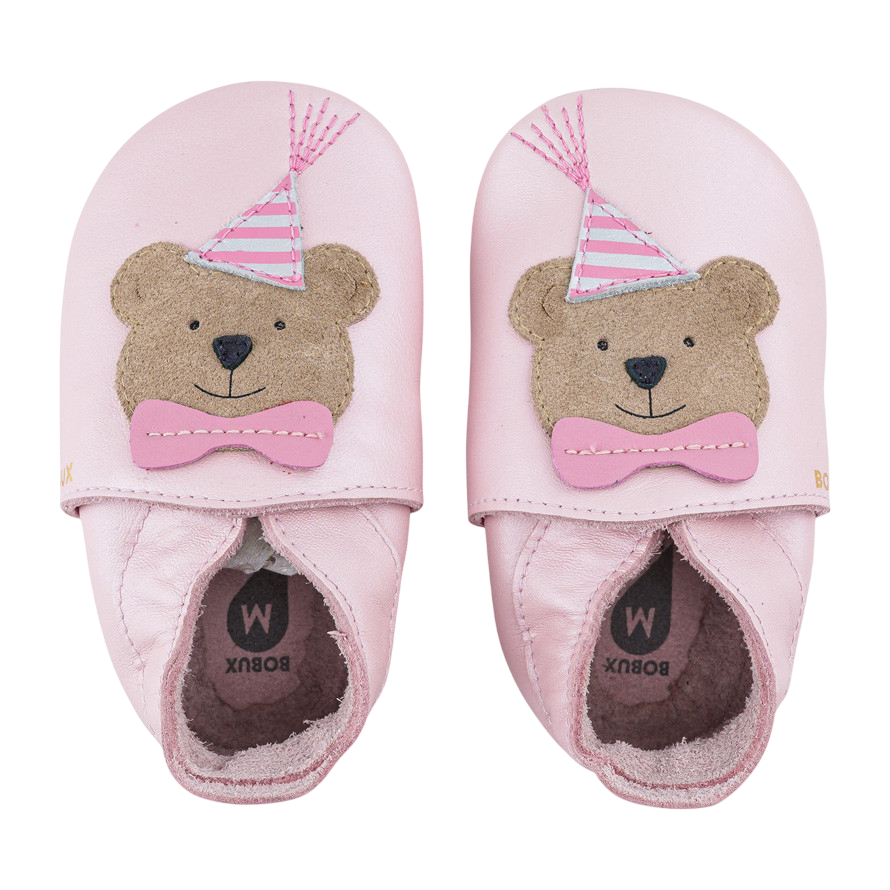 Bobux Party Bear blossom pearl