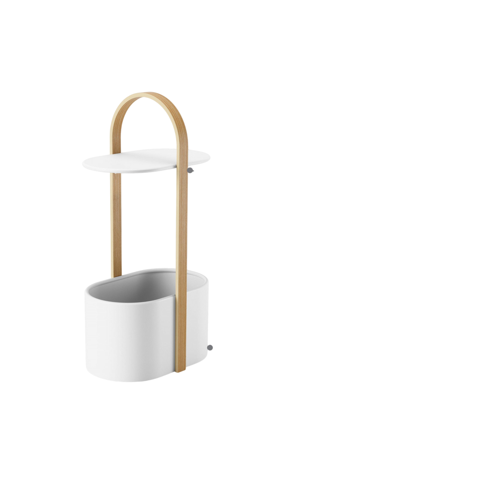 Table d'appoint Bellwood, Blanc