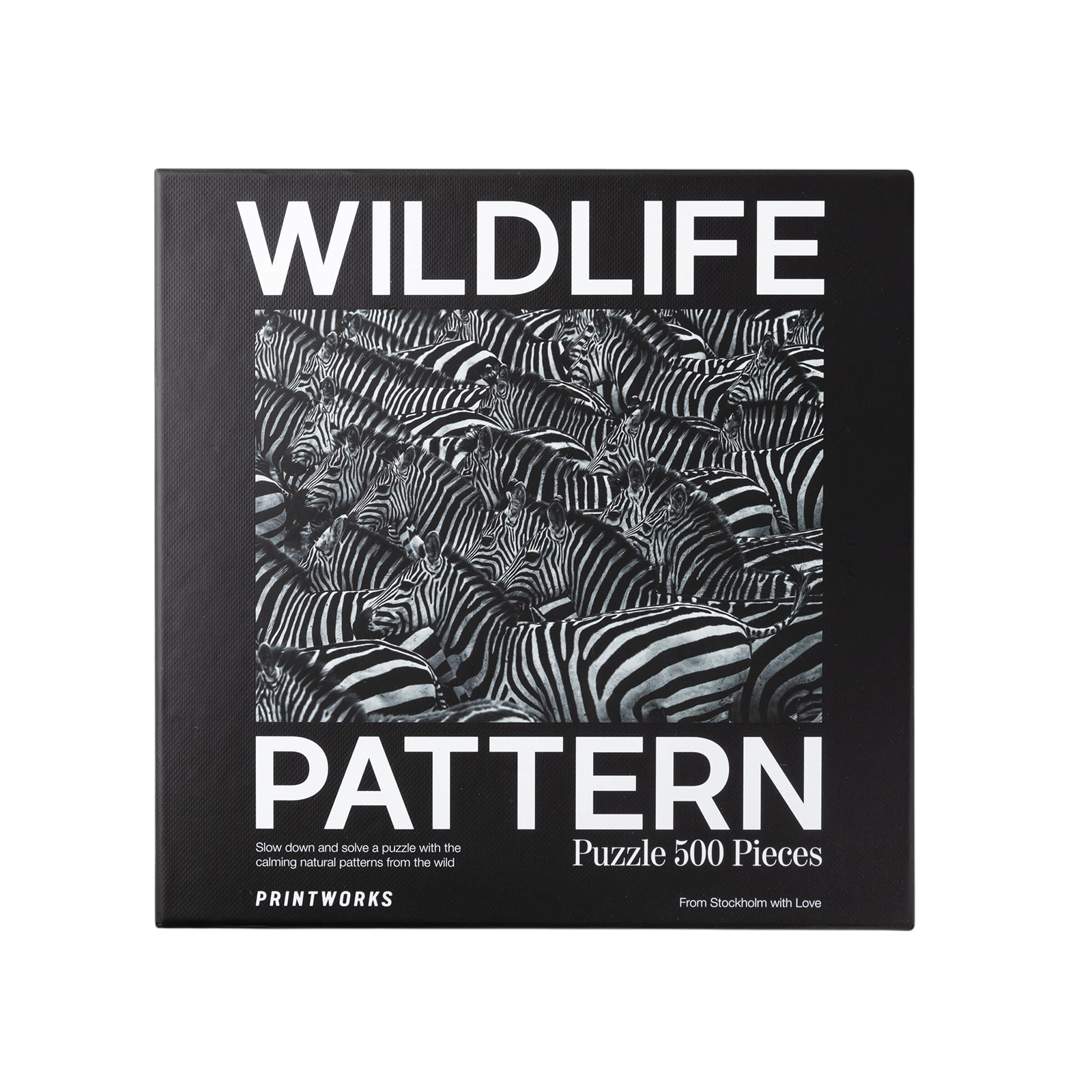 Puzzle, Zebra, Wildlife Pattern