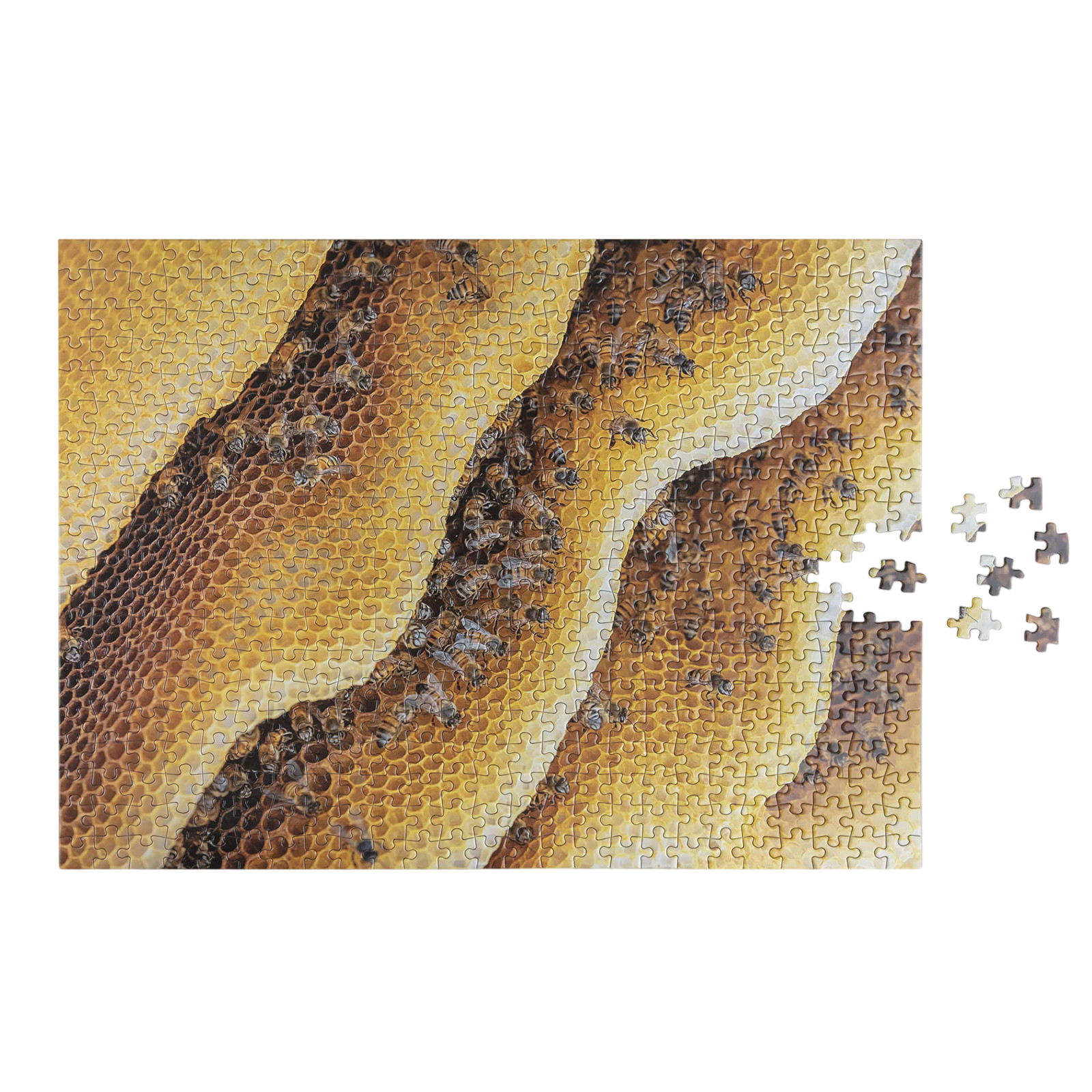Puzzle, Bees, Wildlife Pattern