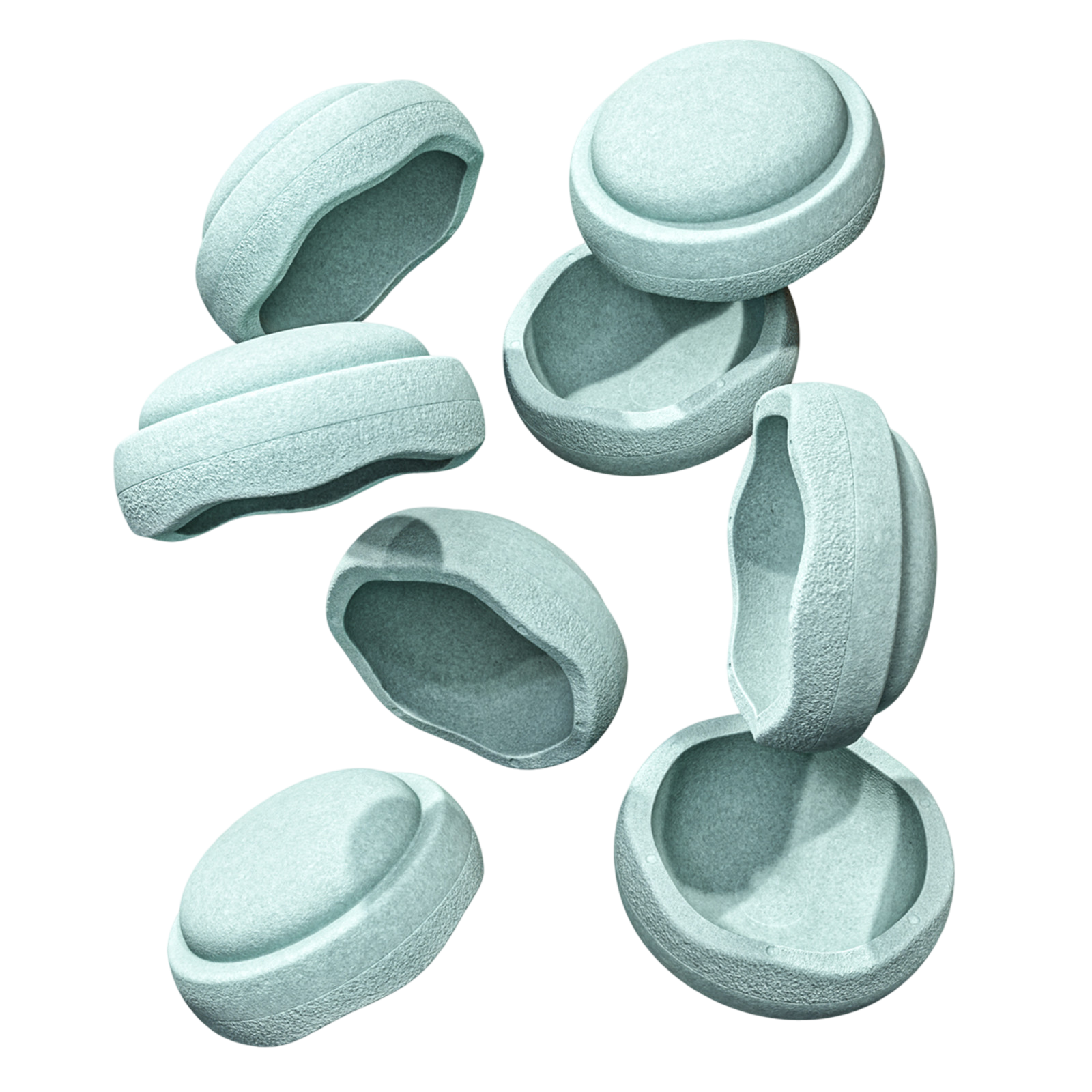 Pierre à empiler menthe 8 (8 pcs)