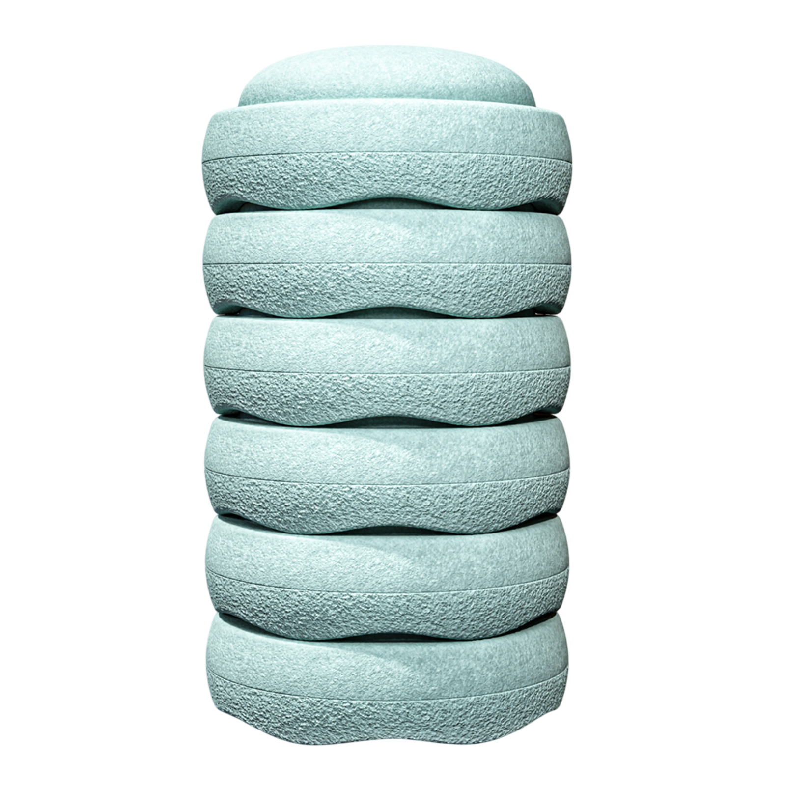 Stacking stone mint 6 (6 pcs.)