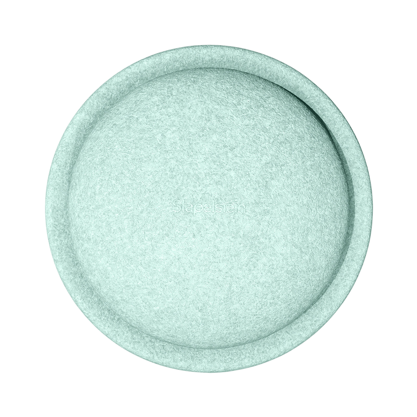 Pierre empilée menthe (15% de déchets marins)