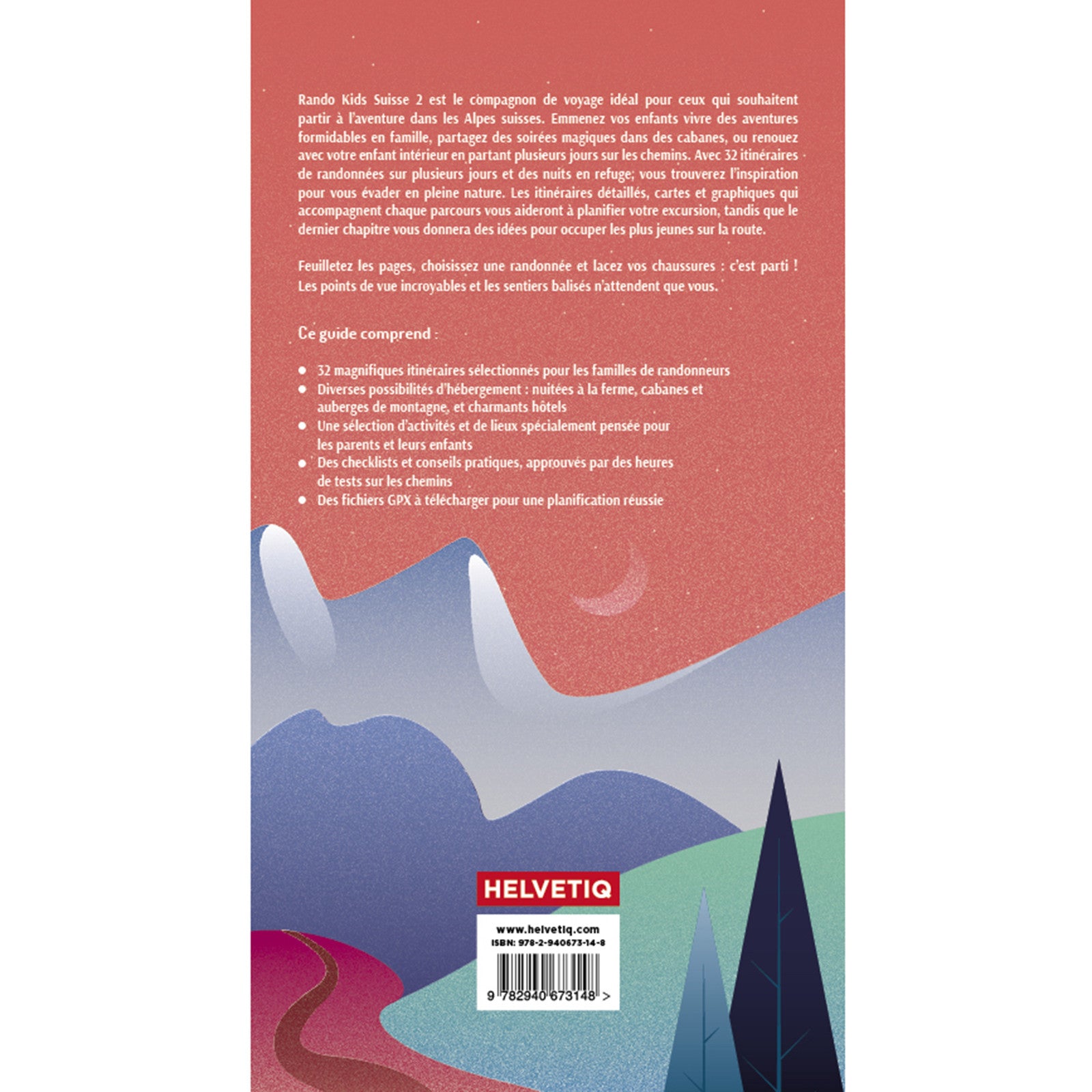 Livre Rando Kids Suisse 2, Entre deux chalets