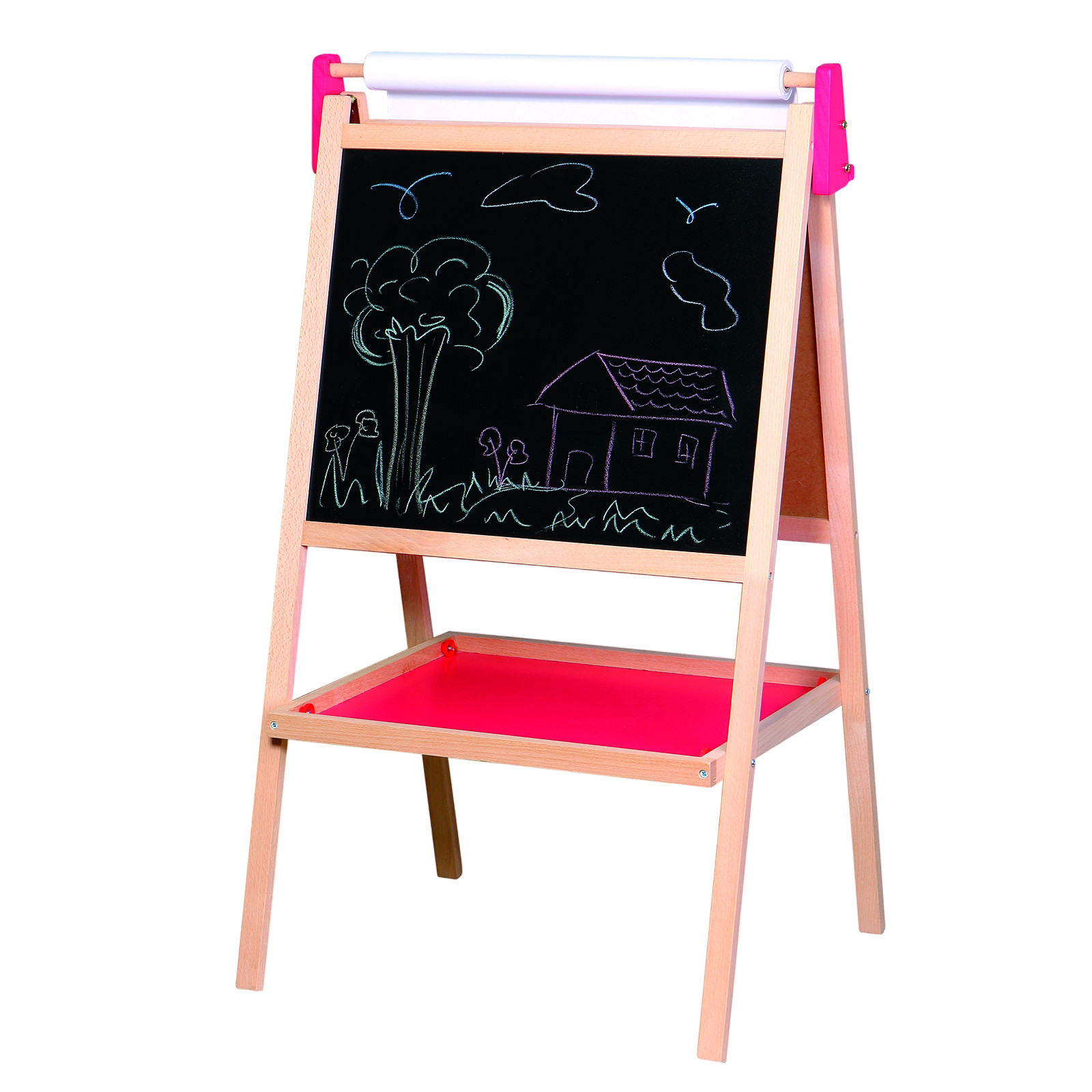 Spielba magnetic blackboard with paper + chalks