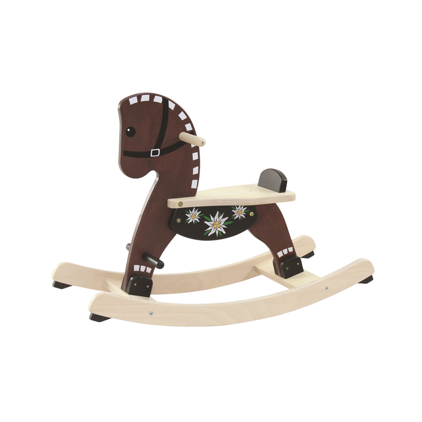 Spielba rocking horse brown