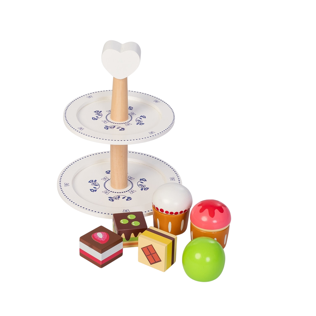 Etagère Royal mit 6 Gebäckstücken