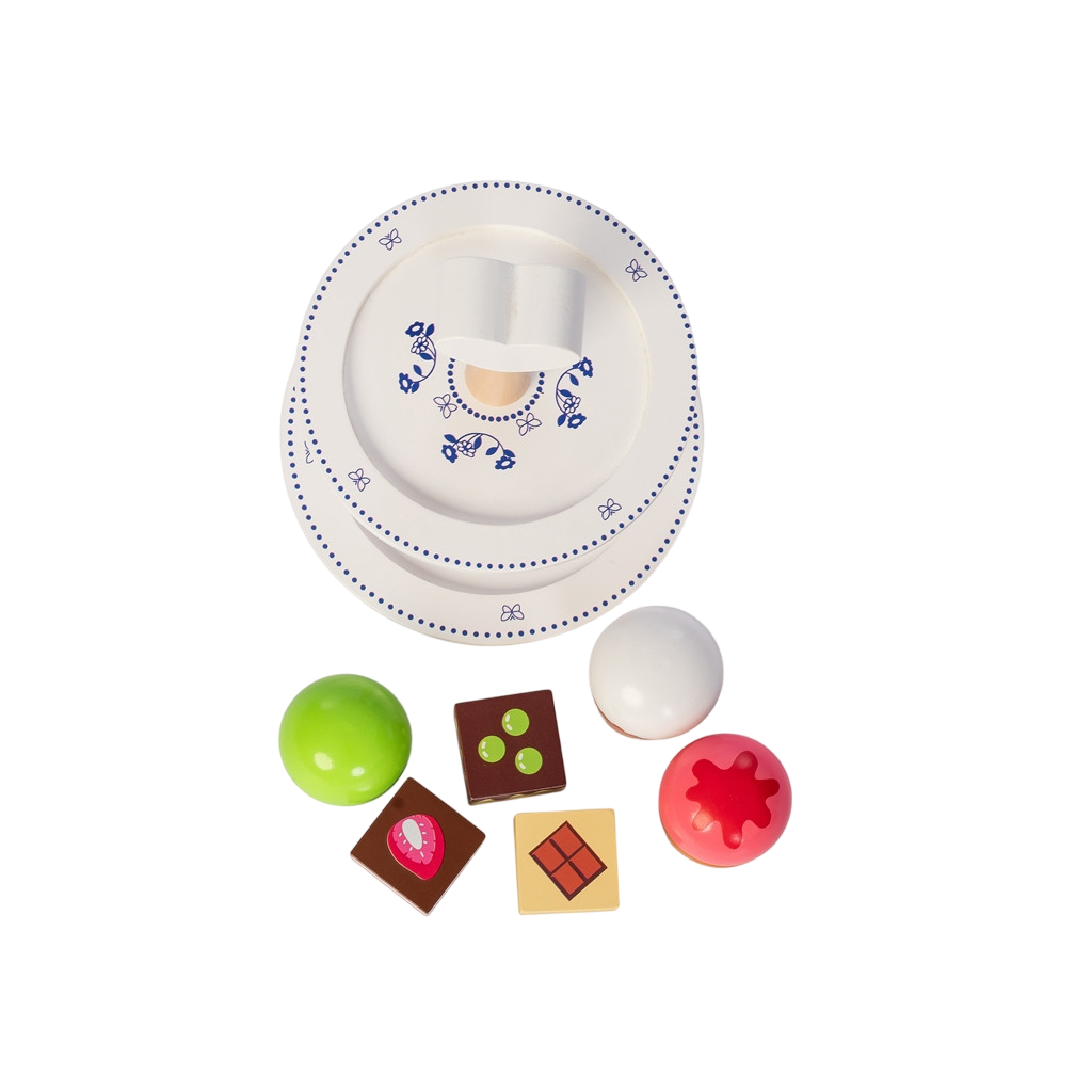 Etagère Royal mit 6 Gebäckstücken