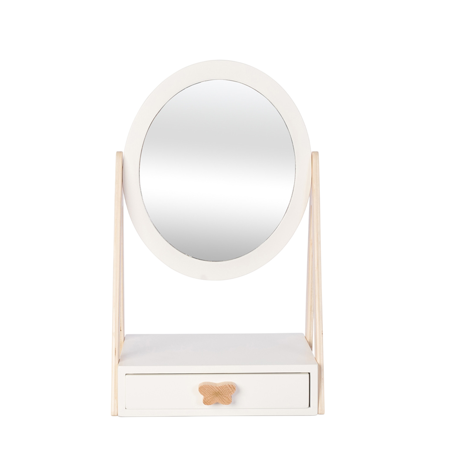 Tischspiegel mit Schublade