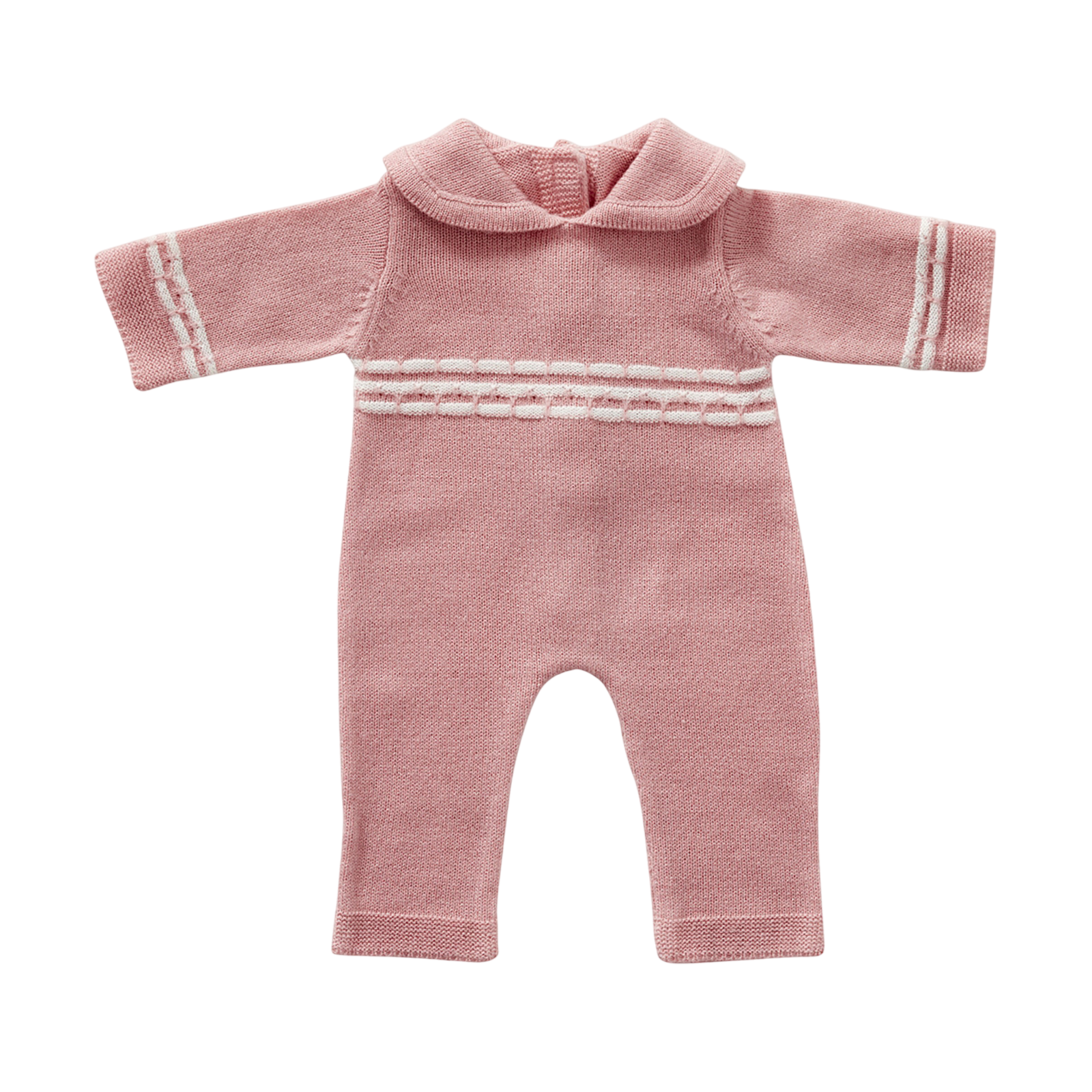 Dors bien pour poupée - tricotée (30-35 cm) rose