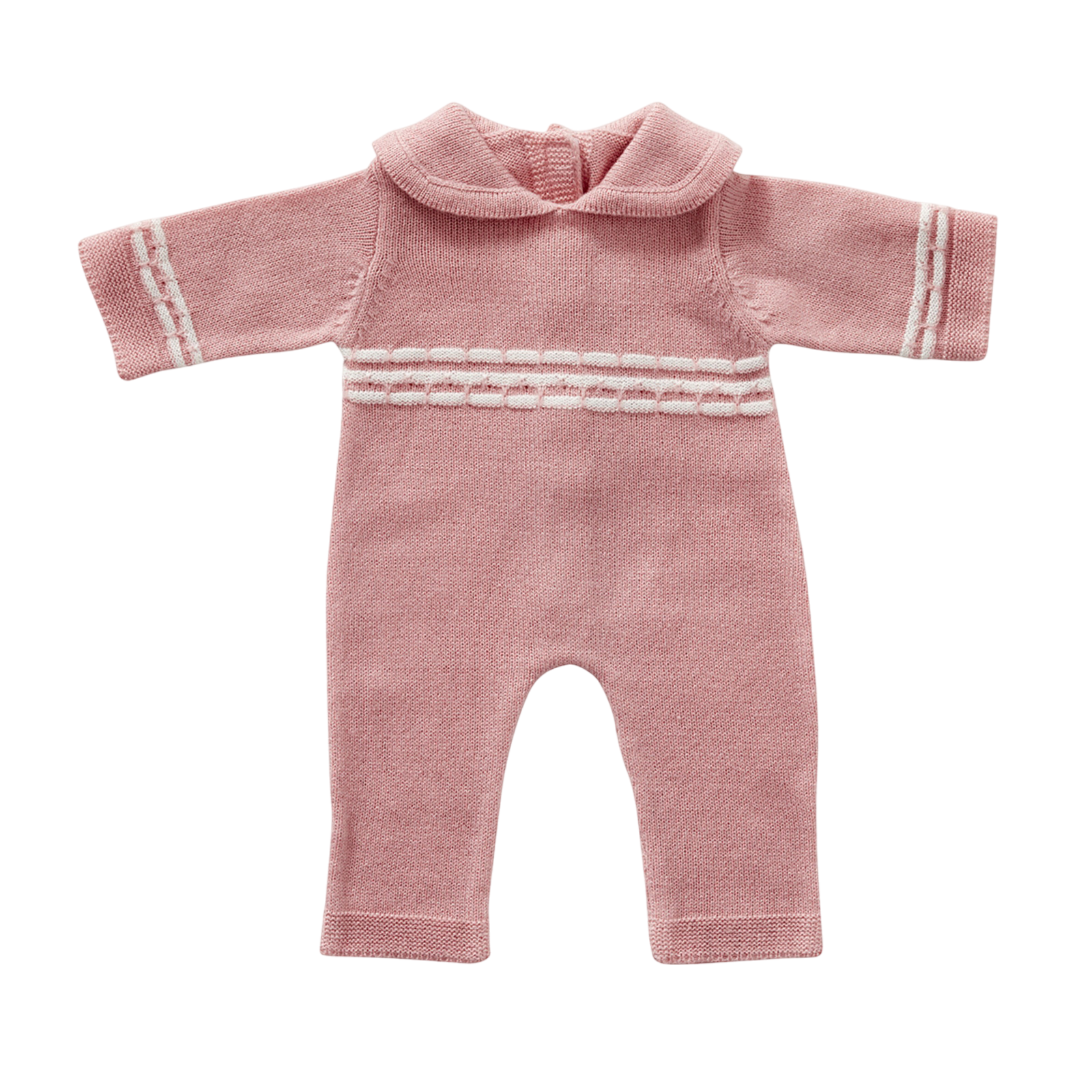 Doll romper - knitted (40-45 cm) pink