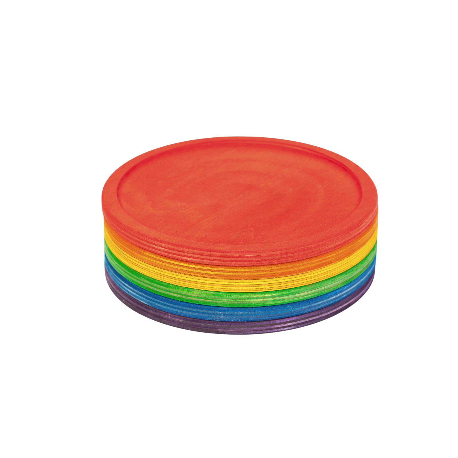 Holzteller Regenbogen 6 Stück