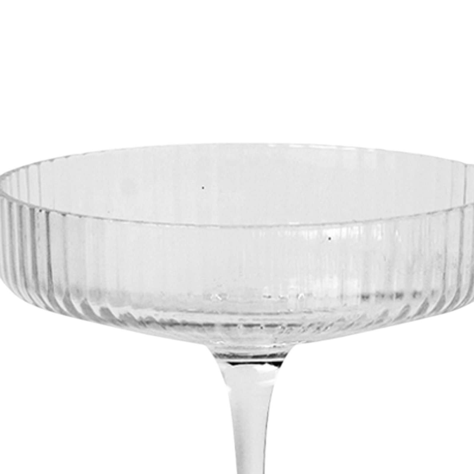 Champagne glasses Ripple set of 2