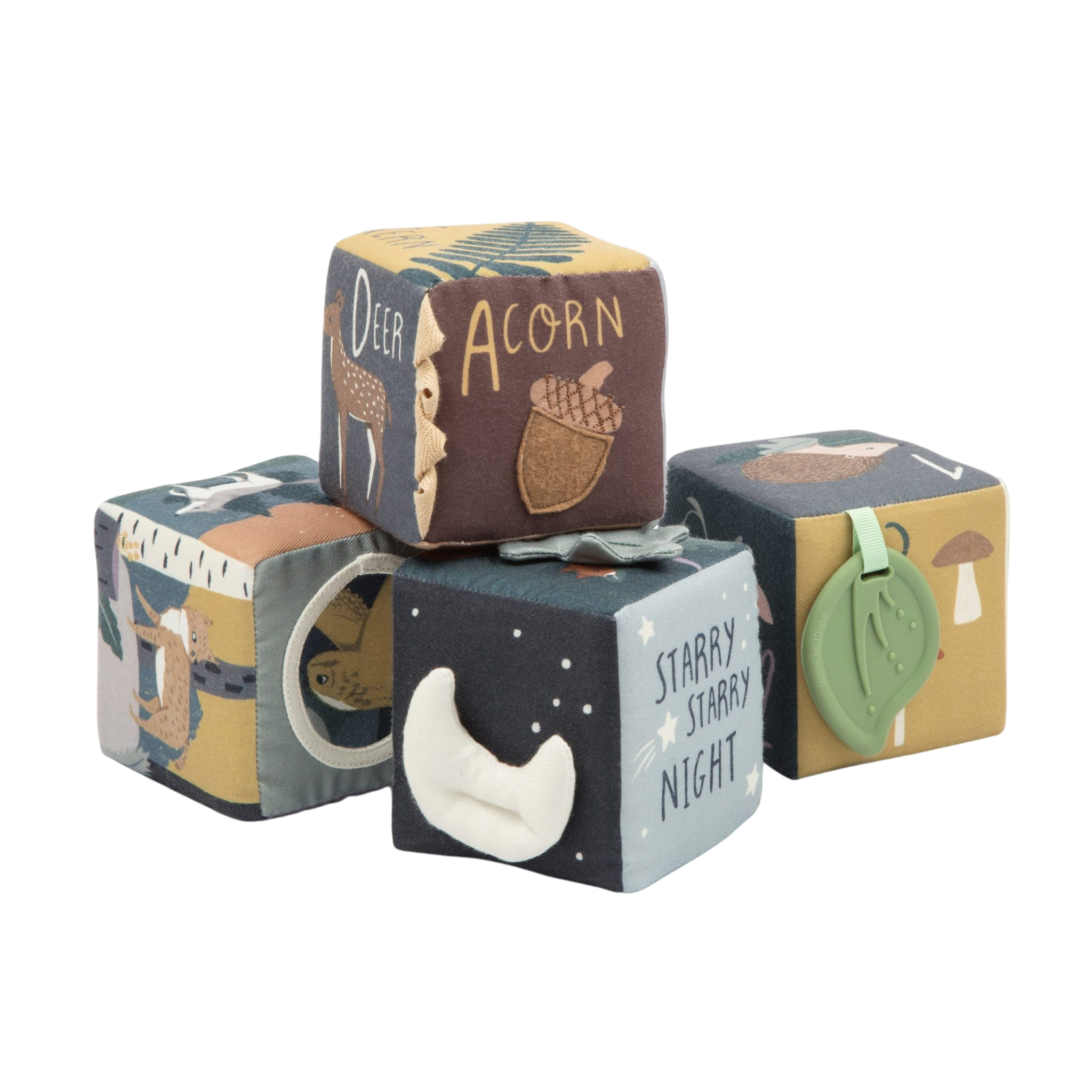 Bauklötze Stoff, 4 Stck., Nightfall