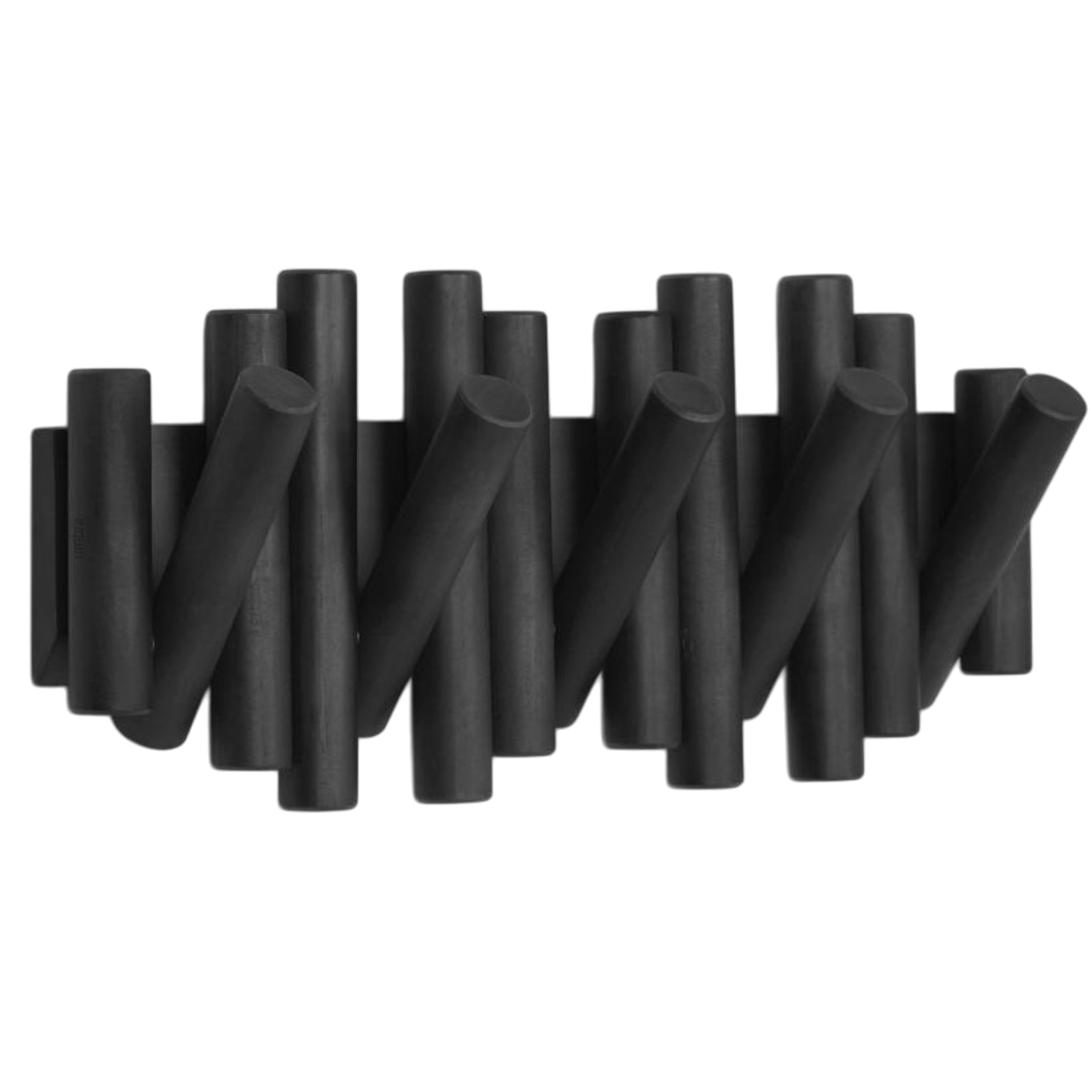 Portemanteau Picket 38 cm, noir