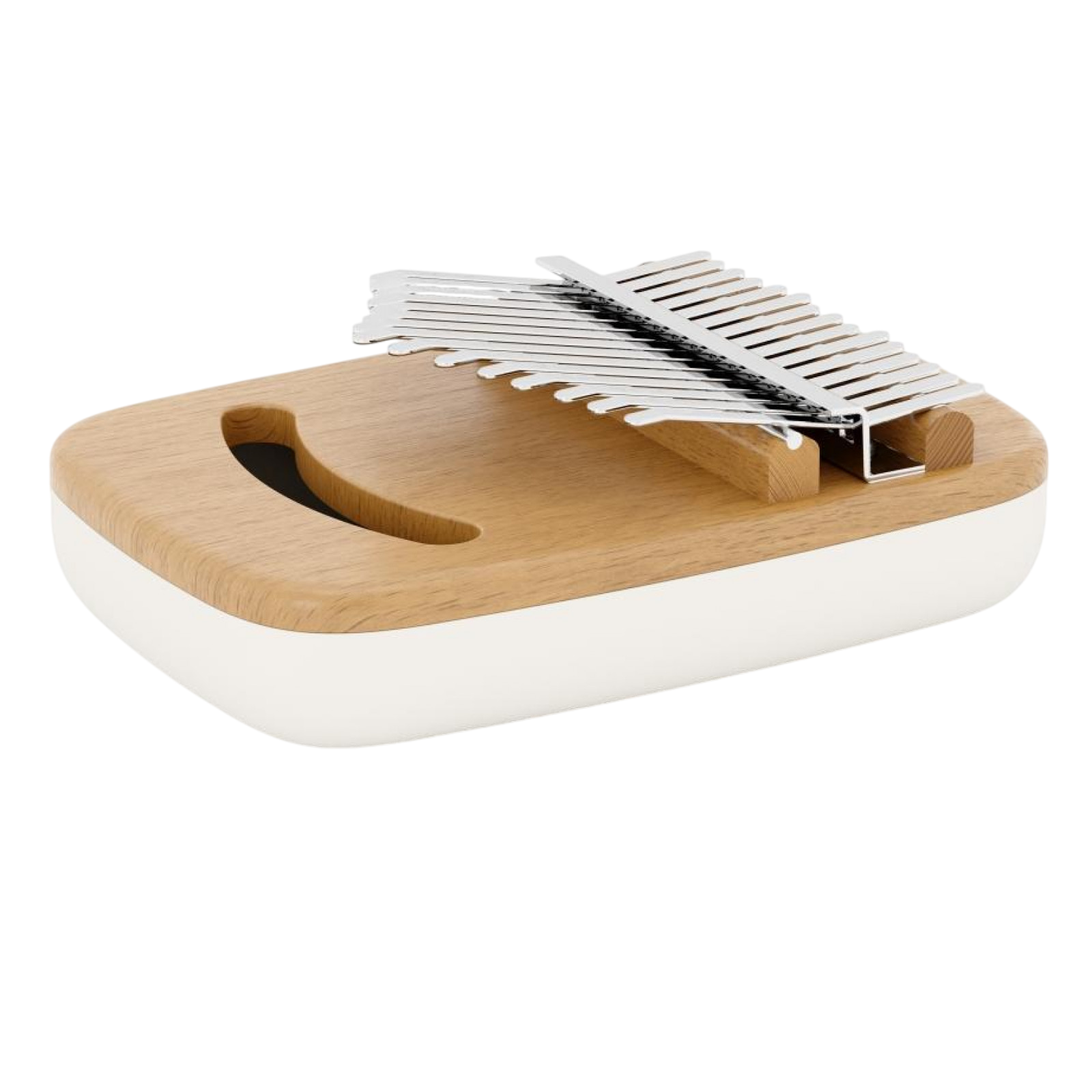E-Piano Strumba Kalimba 16 x 11 cm, Buchenholz/Metall